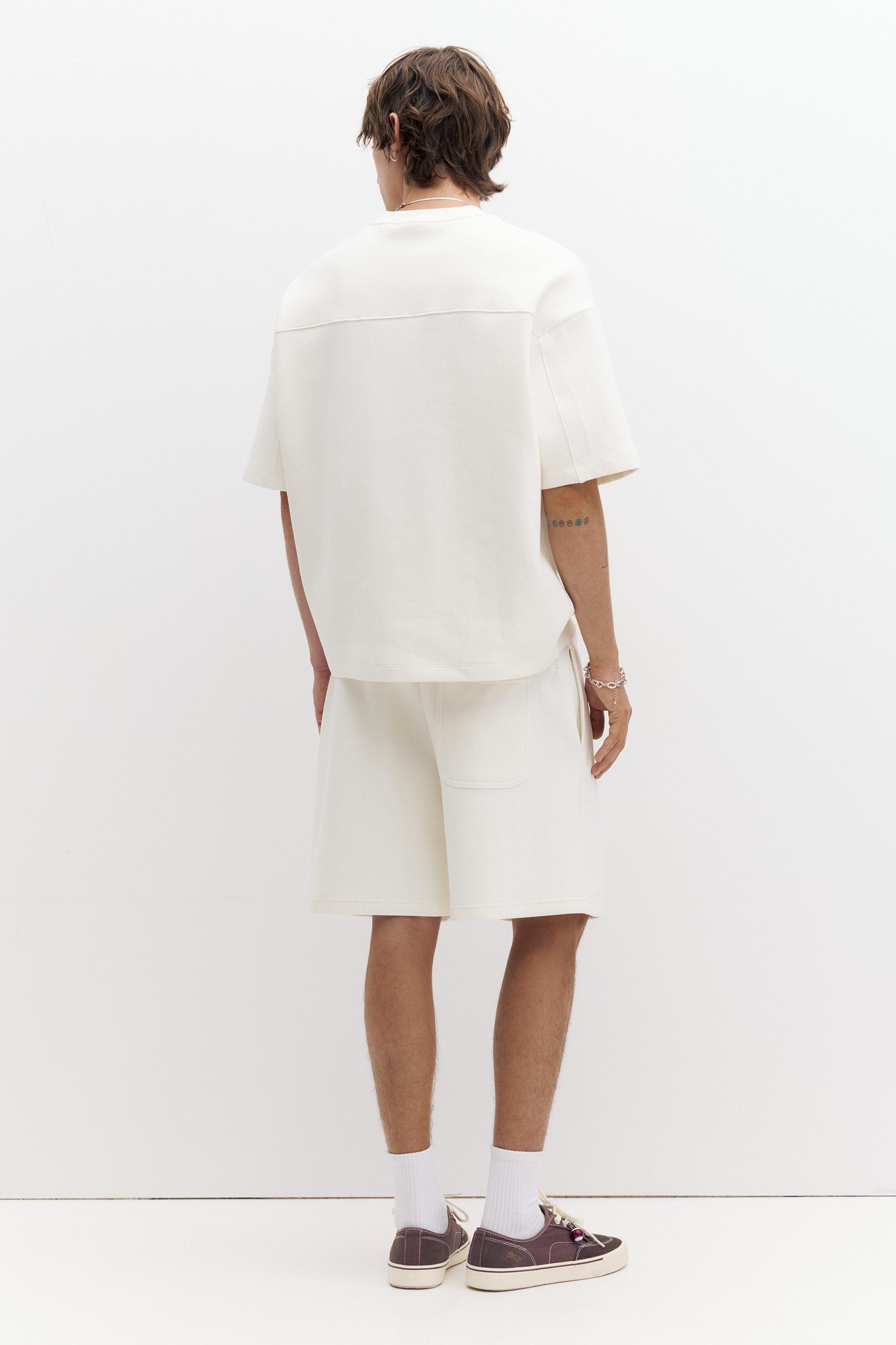 Kısa kollu interlok sweatshirt - Görsel 10