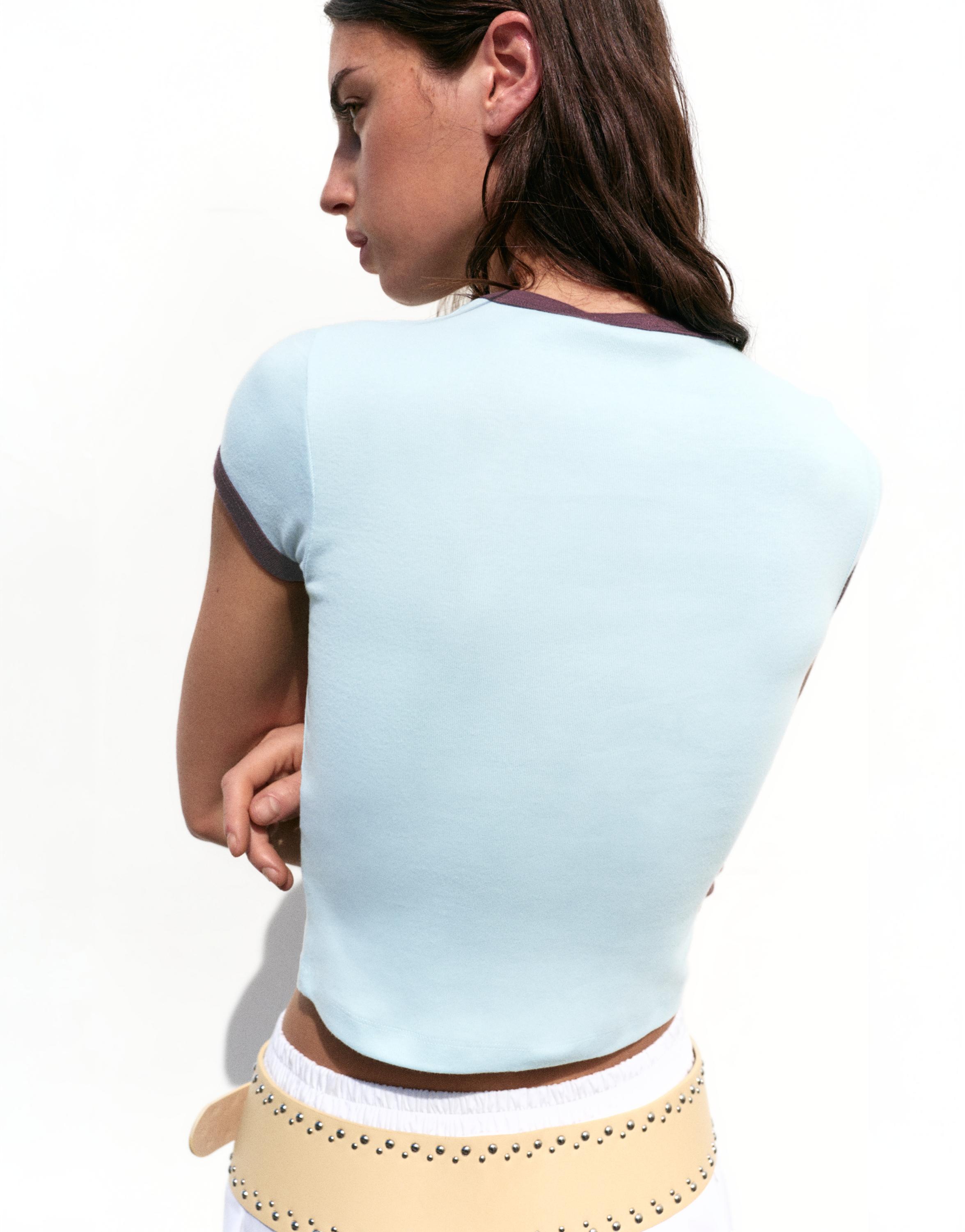 STWD graphic T-shirt — Pale blue
