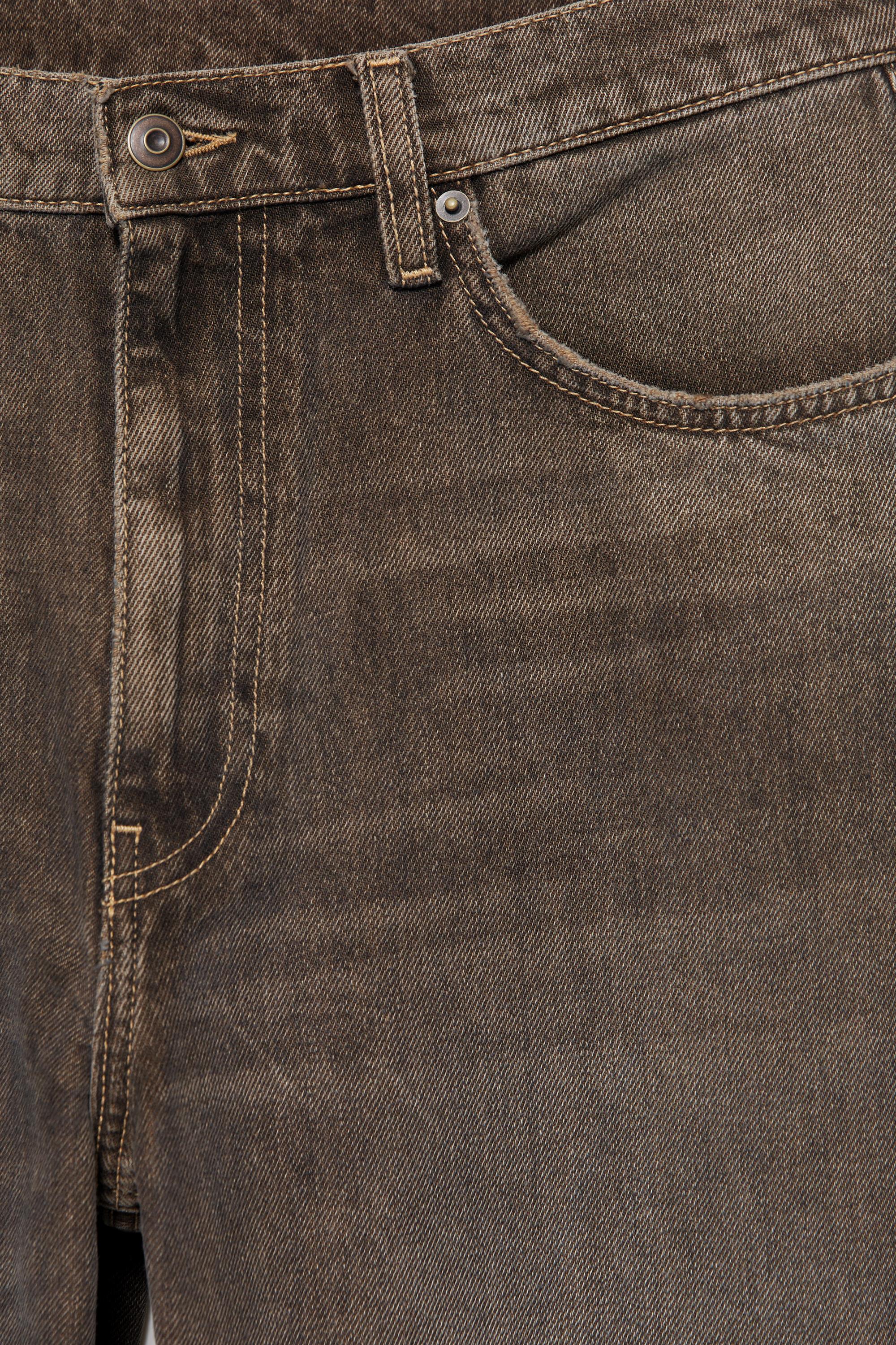 Wide-leg jeans — Brown