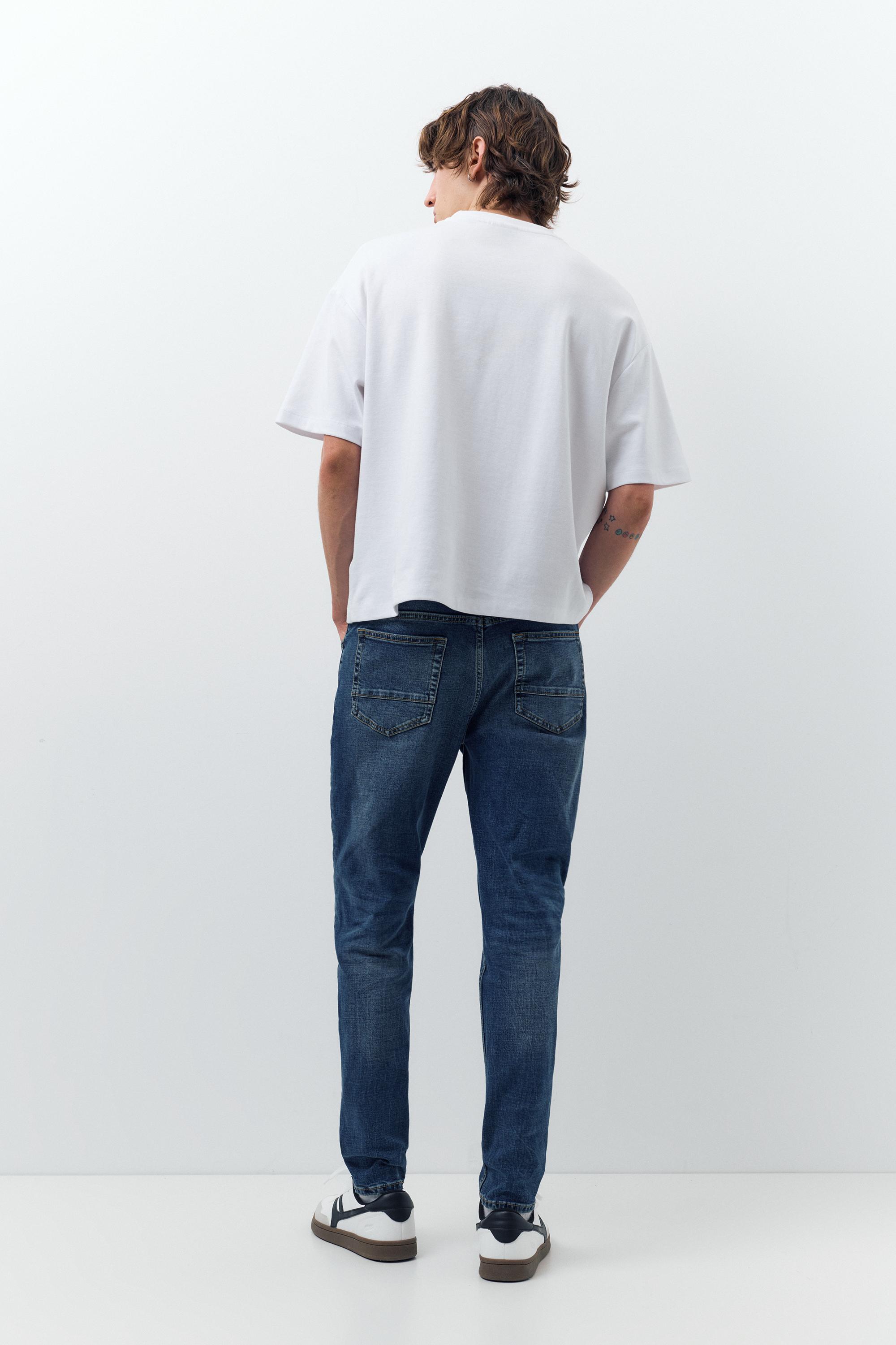 Basic skinny jeans — Dark blue