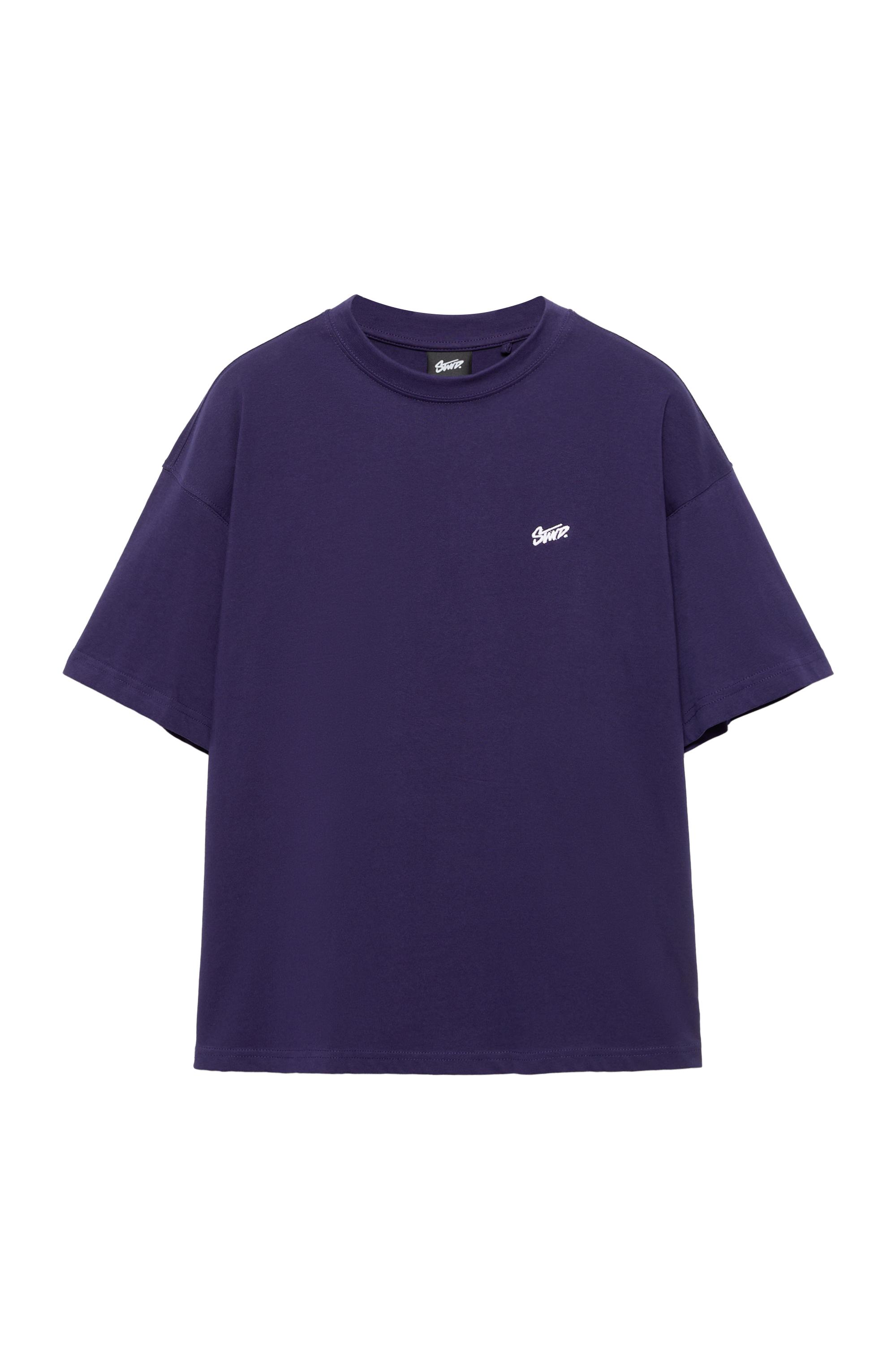 STWD logolu boxy tişört - Görsel 2