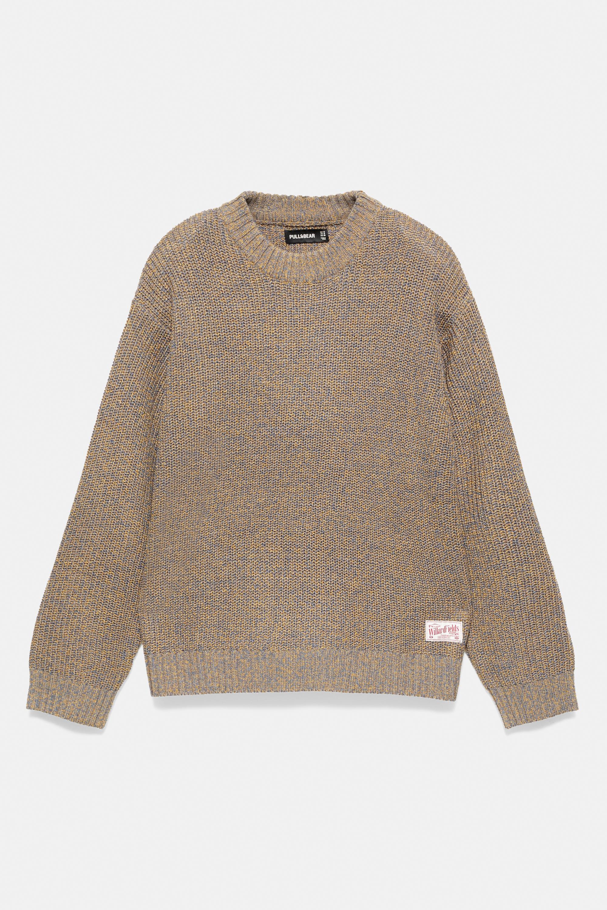 Pull&Bear Burgu örgü kazak görsel 7