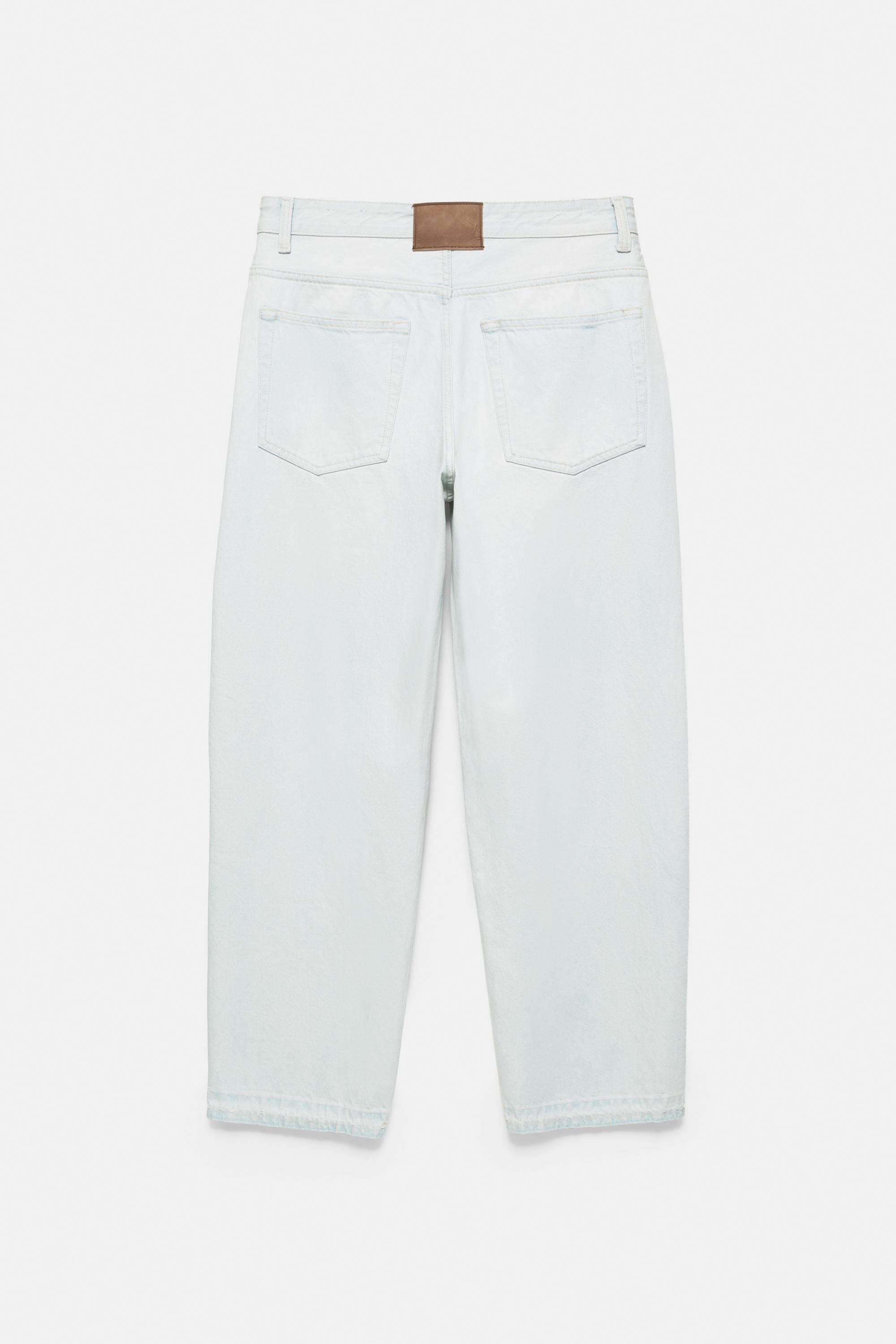 Wide-leg jeans — Pale indigo