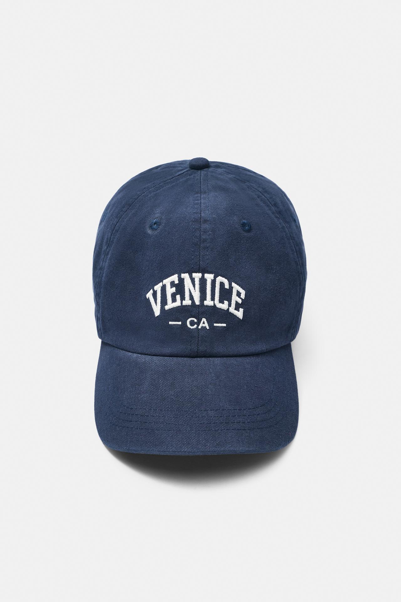 Venice graphic cap — Ink blue