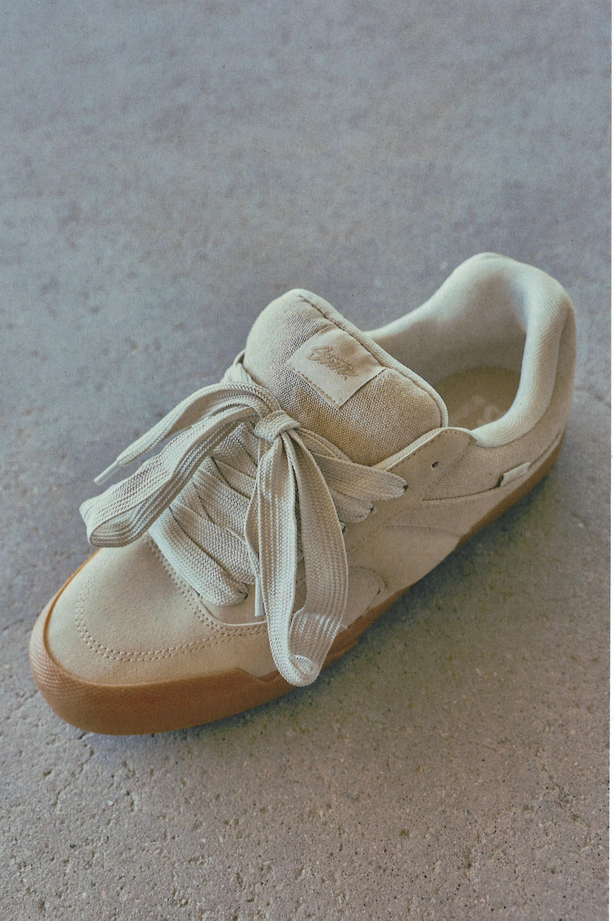 STWD skate trainers — Ecru