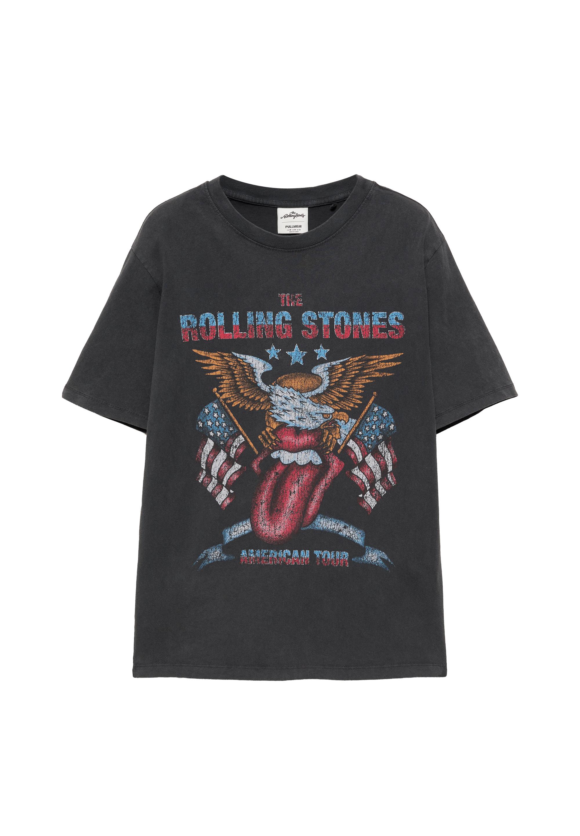 Rolling Stones T-shirt — Dark anthracite