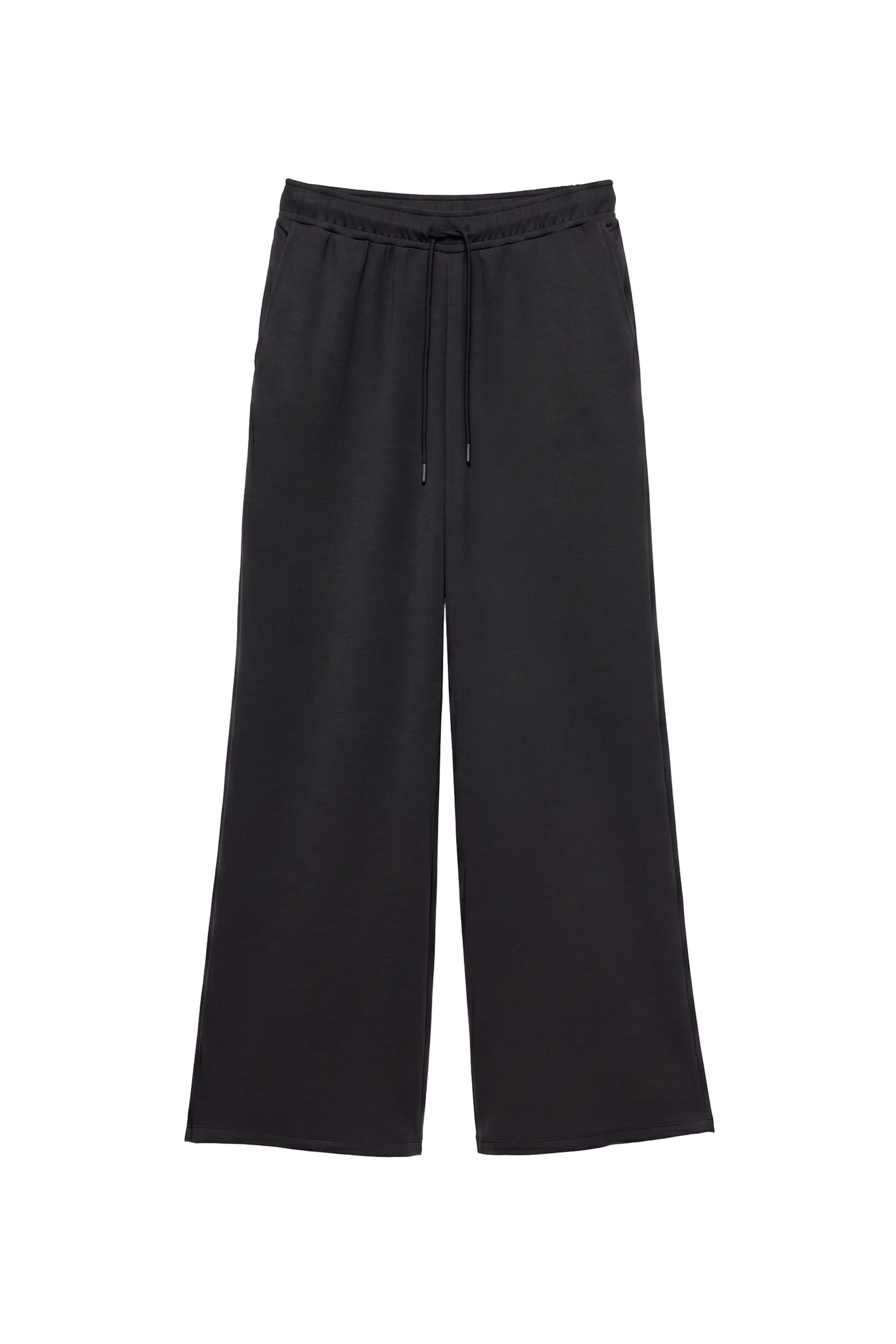 Pull&Bear Modal içerikli geniş paça pantolon