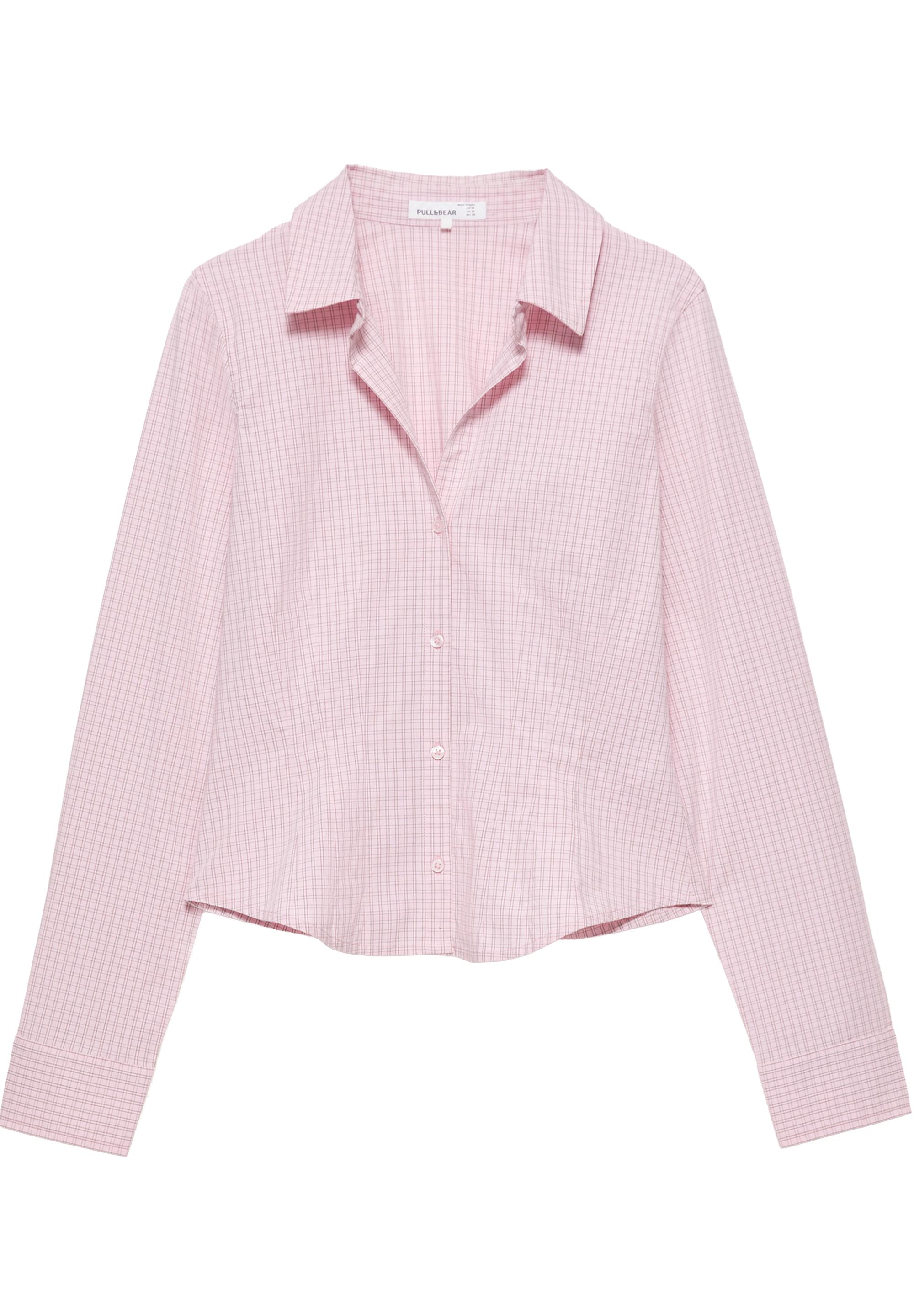 Fitted wide-cuff shirt — Pink
