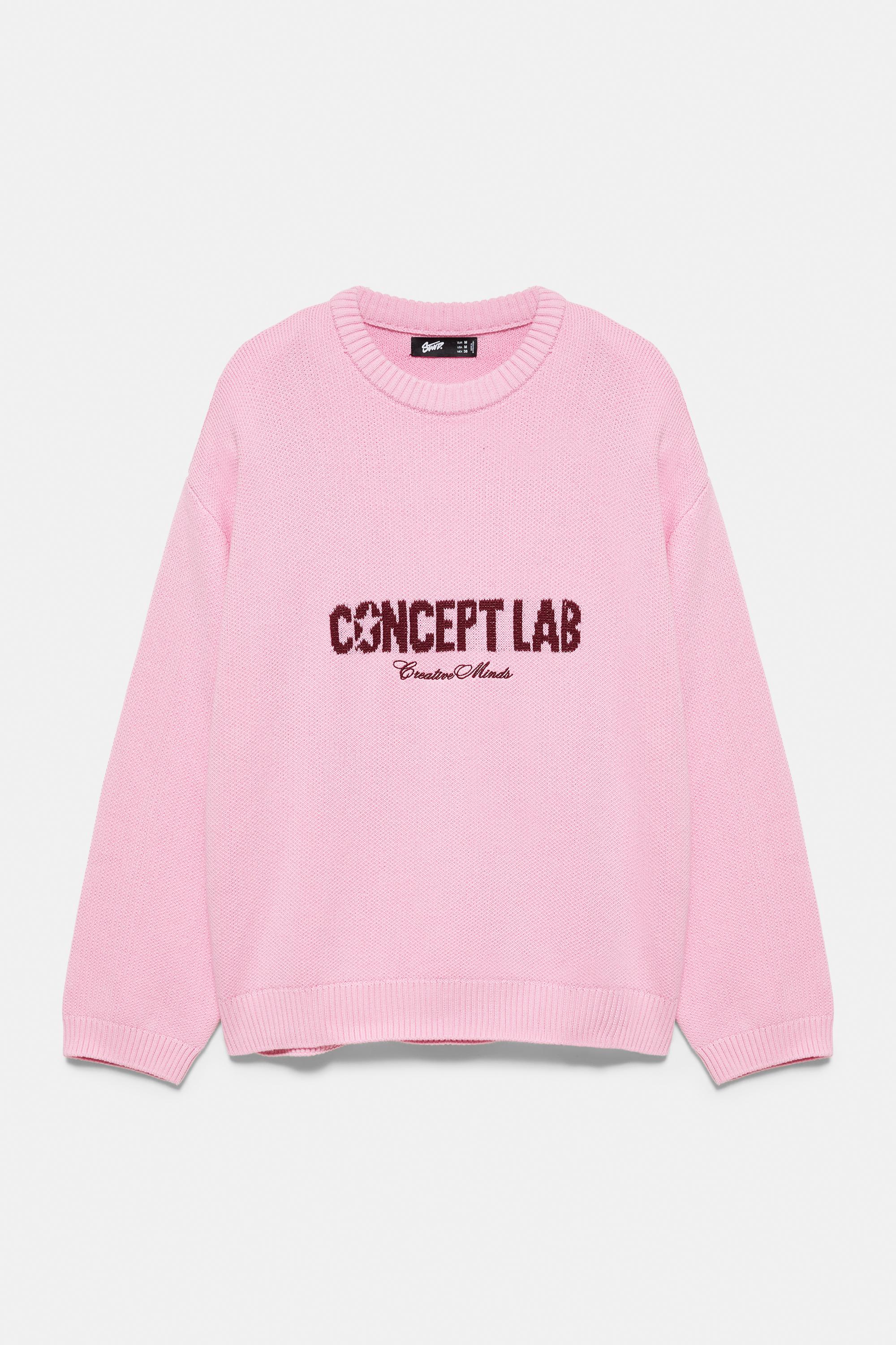 STWD graphic jumper — Pastel pink