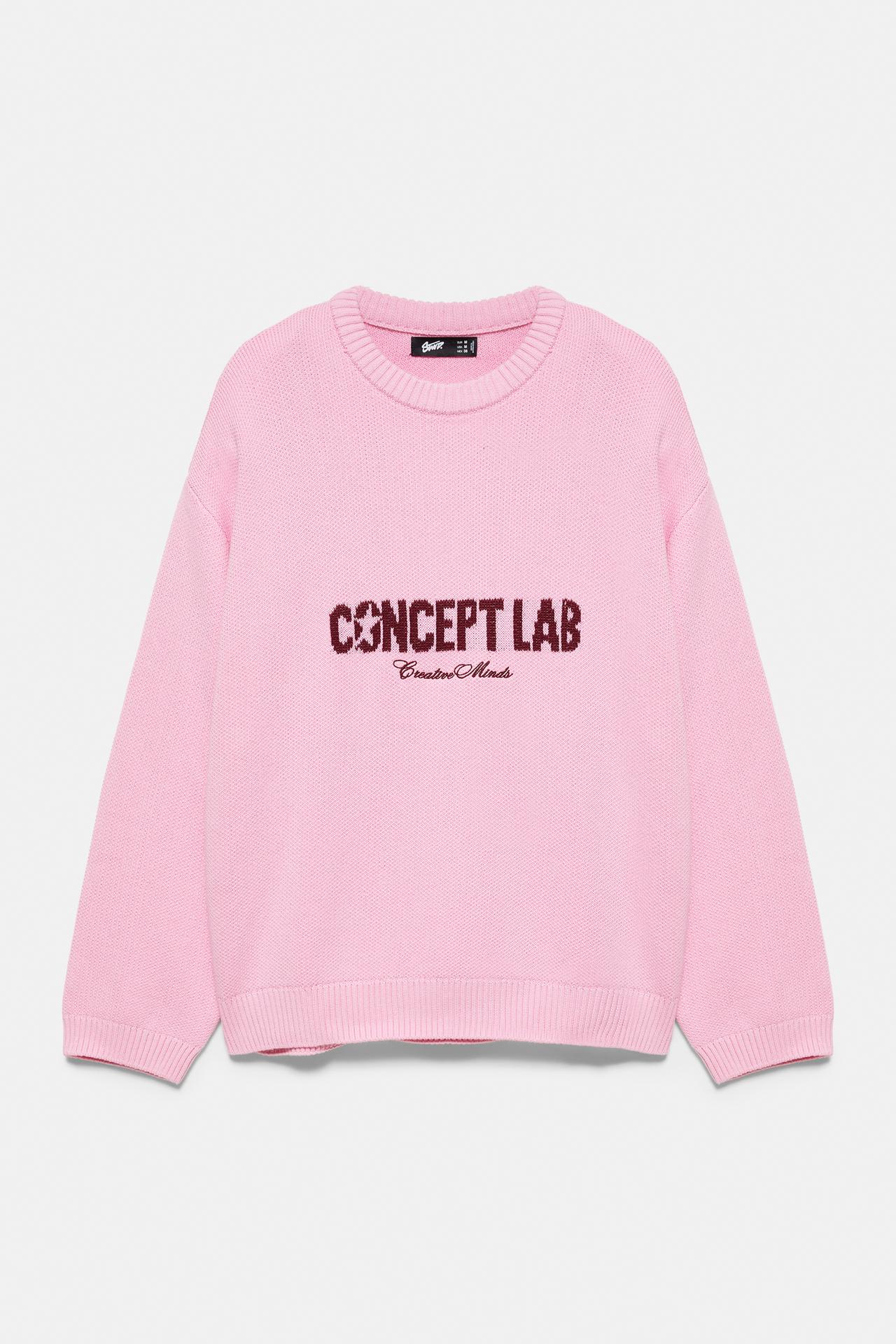 STWD graphic jumper — Pastel pink