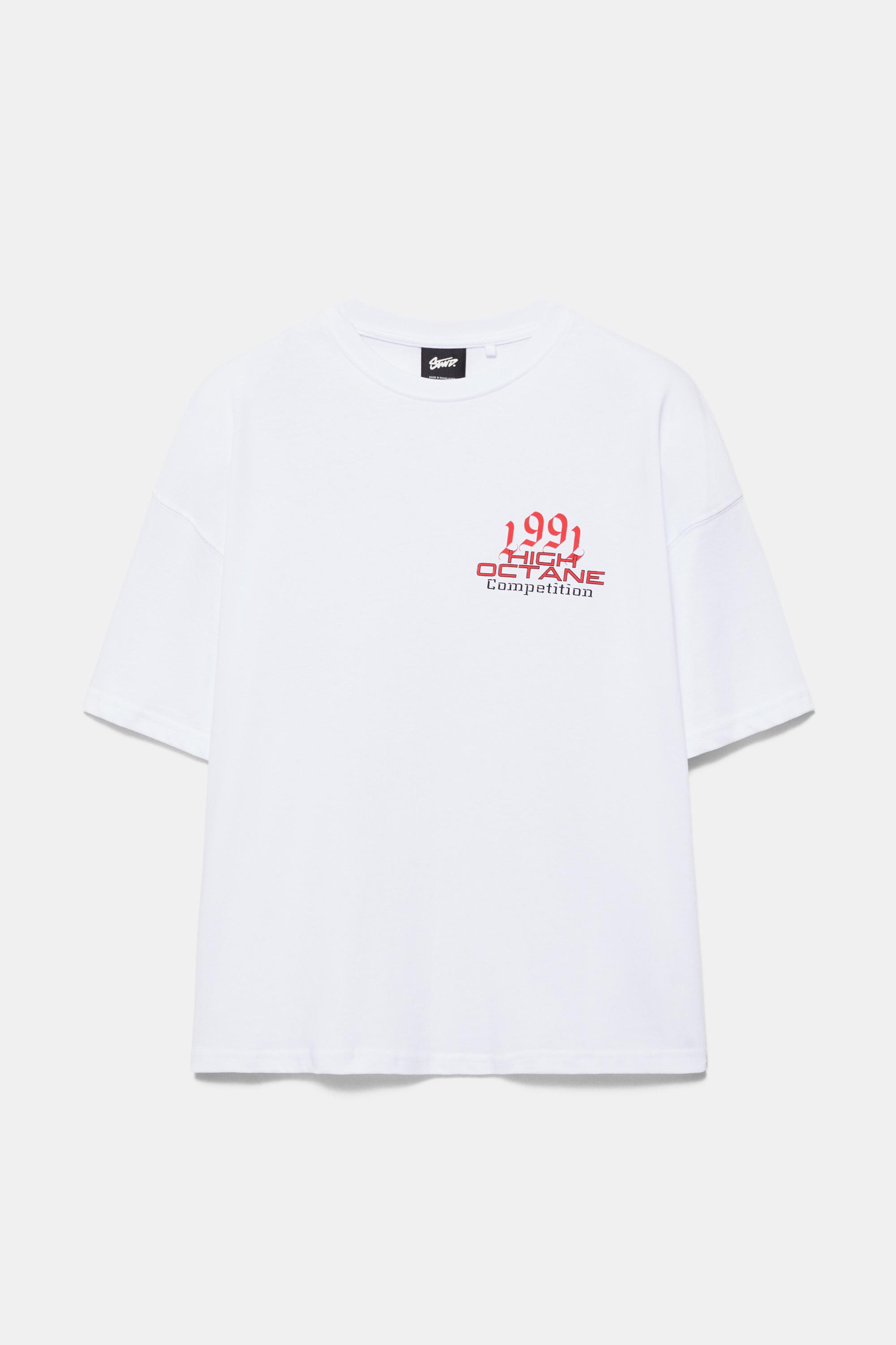 Araba grafik baskılı t-shirt - Görsel 2