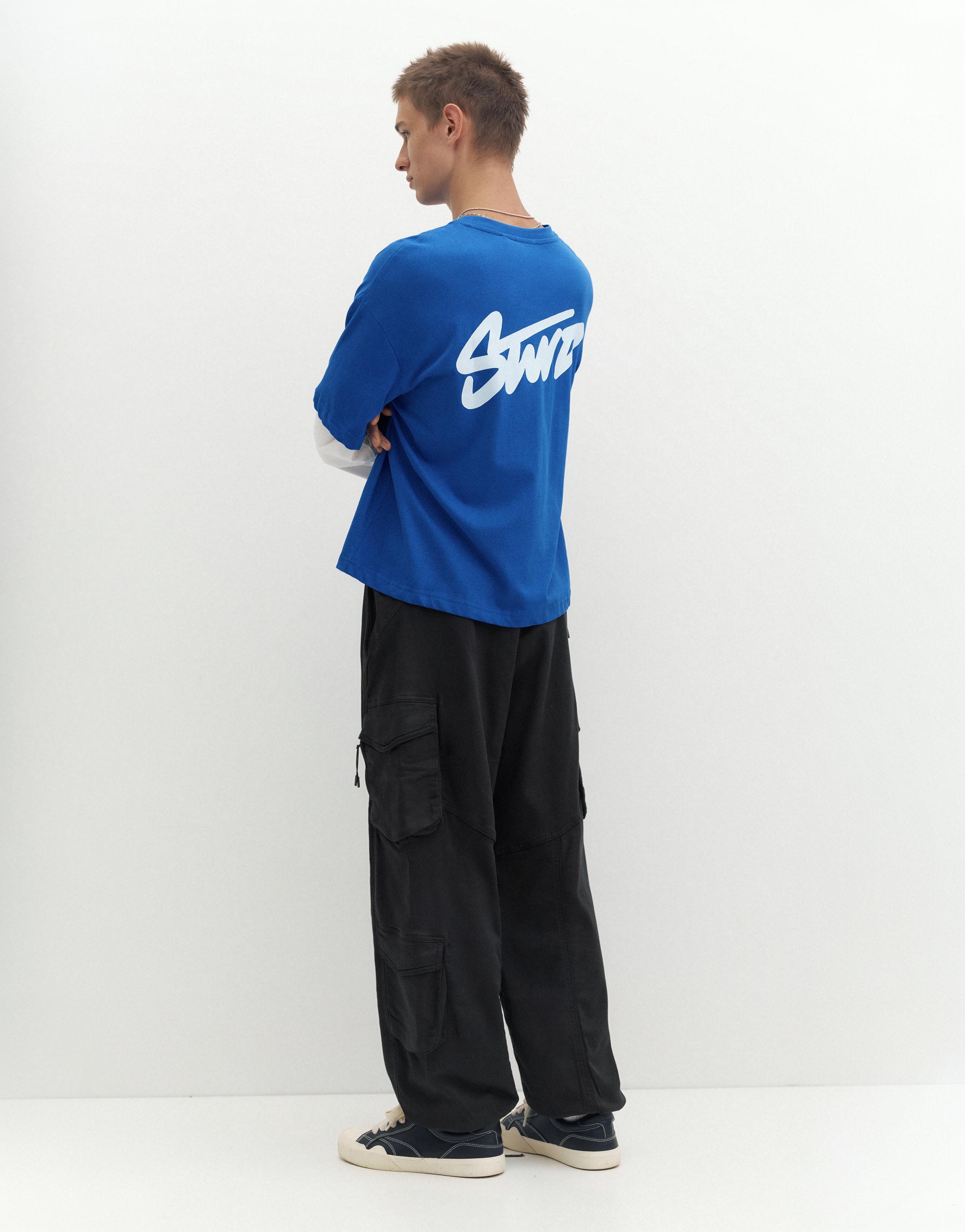 Multi-pocket joggers — Black