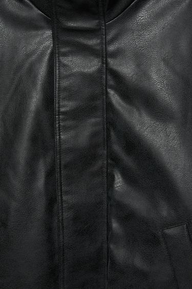 Leather effect jacket — Black 9