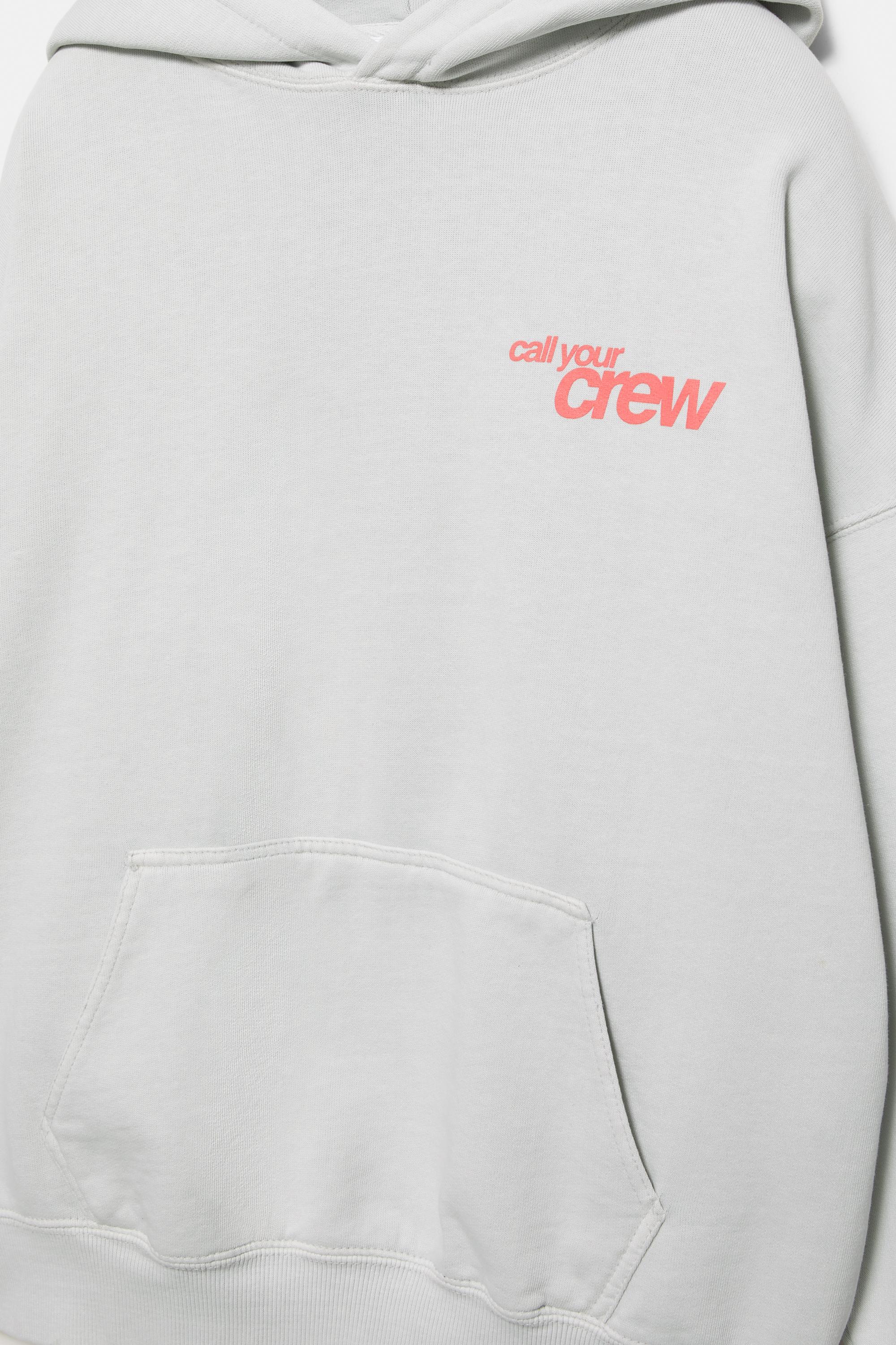 Crew Studios hoodie — Pale grey