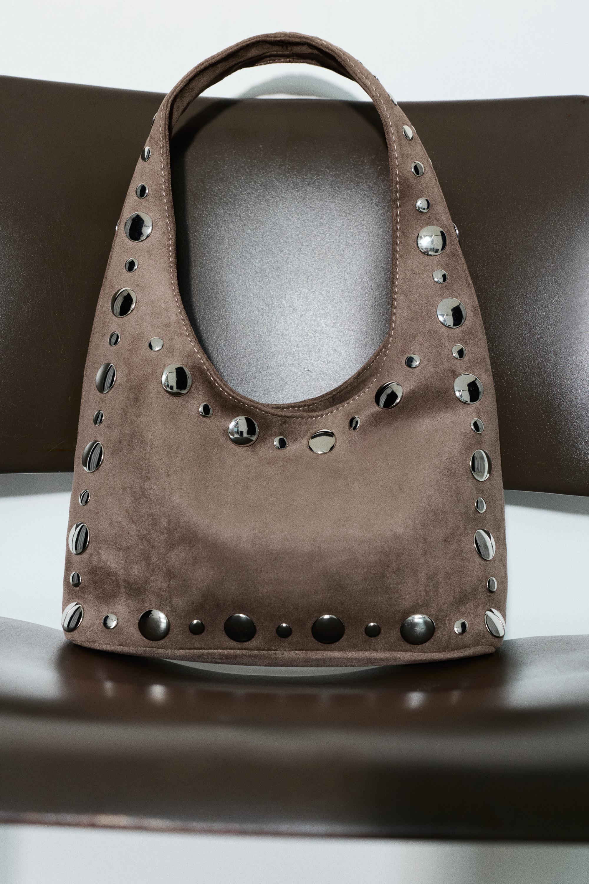 Zımba detaylı omuz çantası - Görsel 36