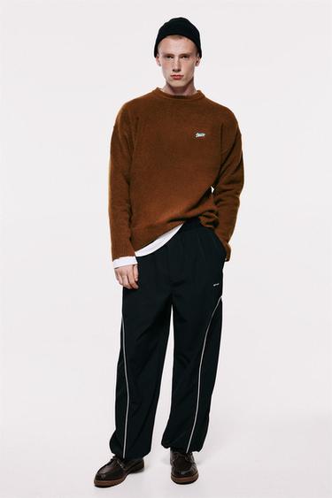 STWD embroidered knit jumper — Brown 5