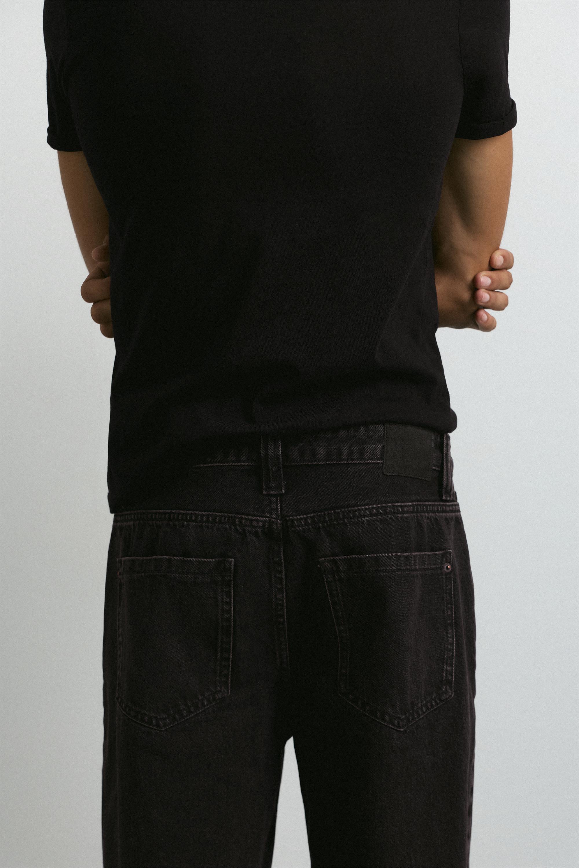 Standard jeans — Faded black