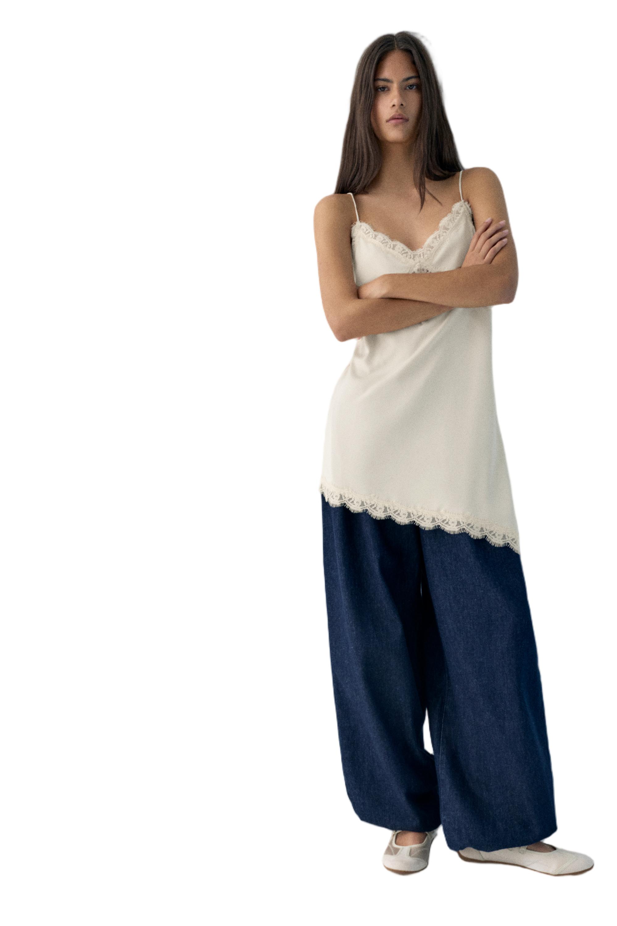 Asimetrik slip top - Görsel 23