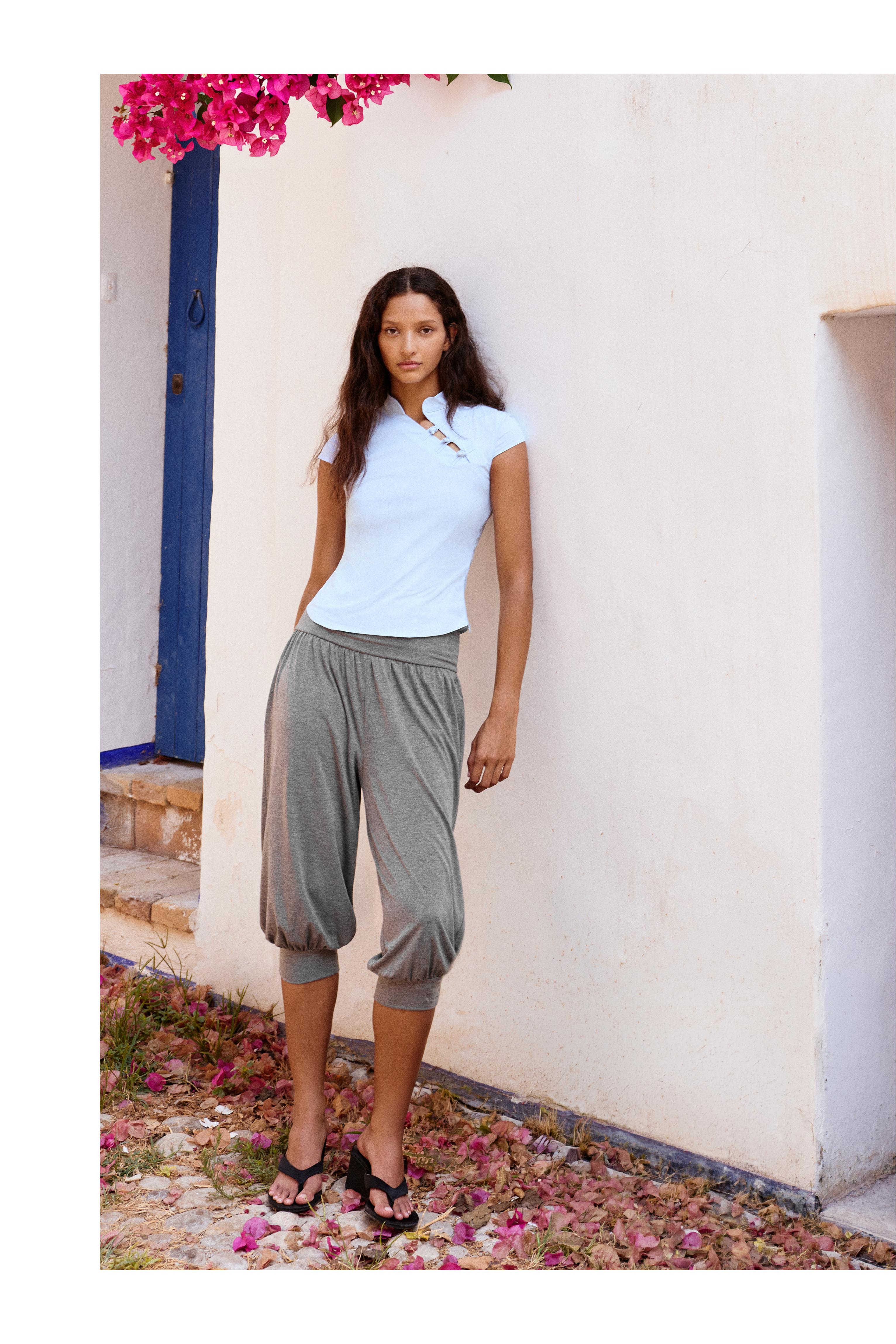 Poplin toggle shirt — Sky blue