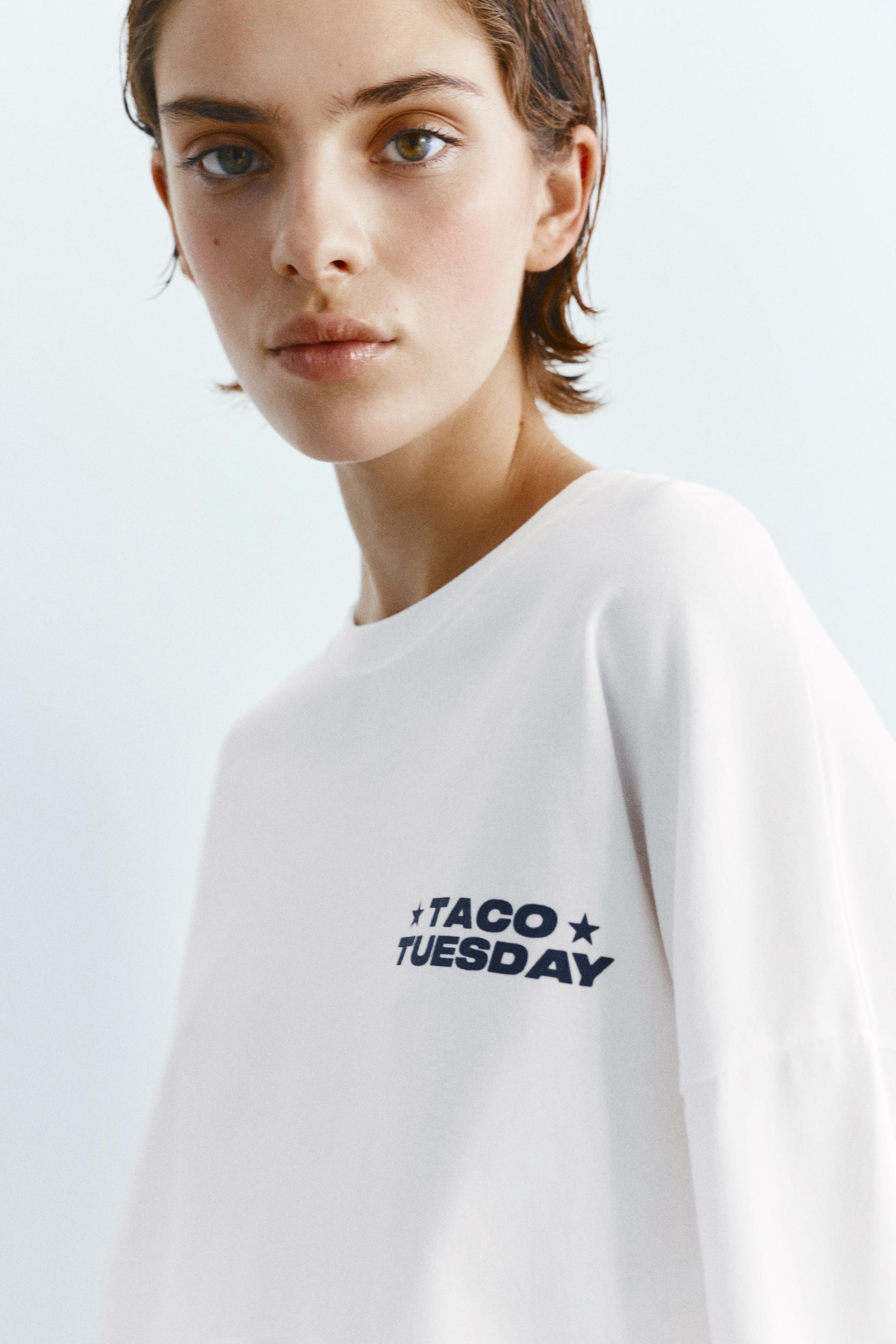 Long sleeve slogan T-shirt — Ice