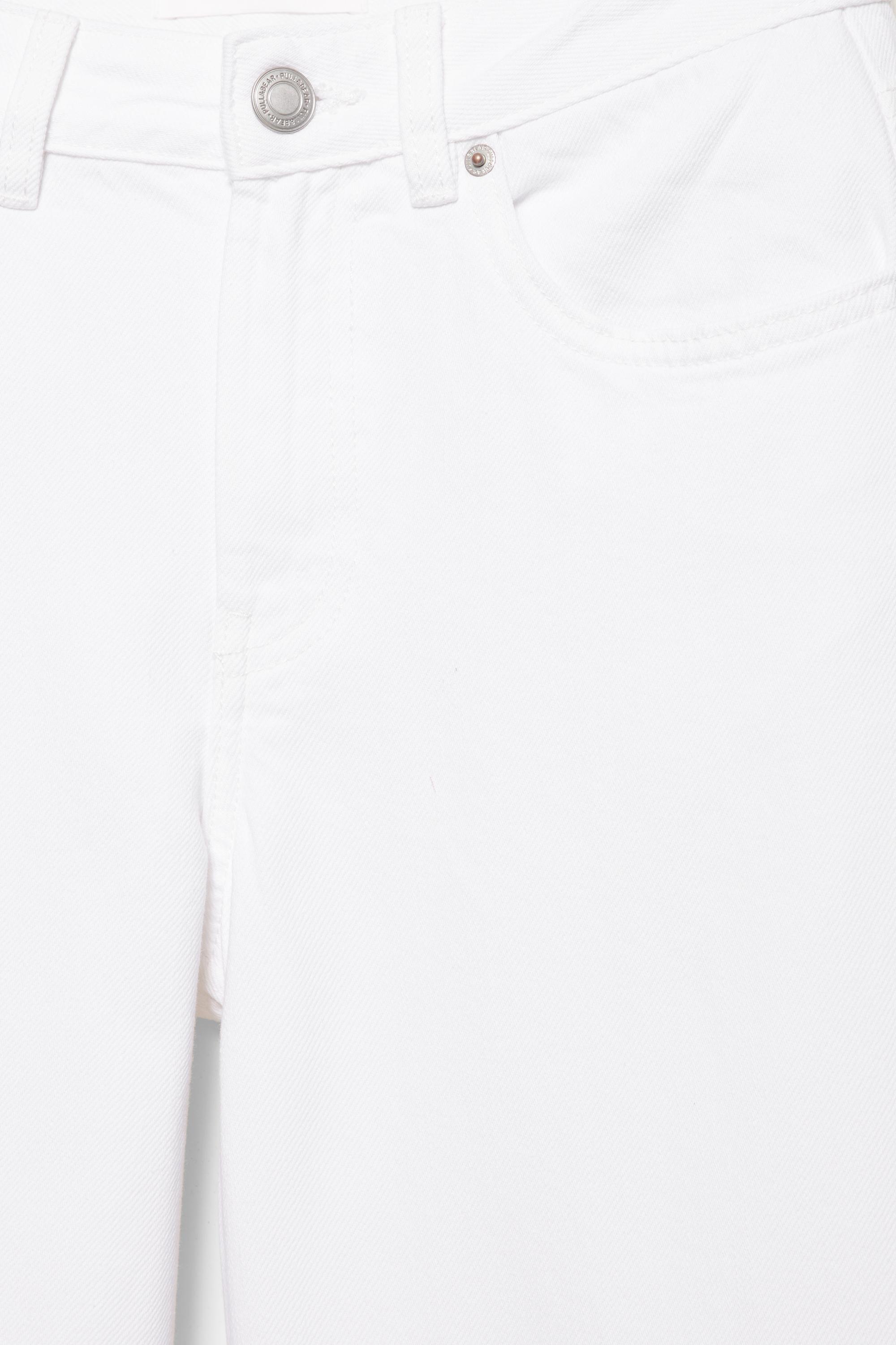 Oversize baggy jeans — White-t
