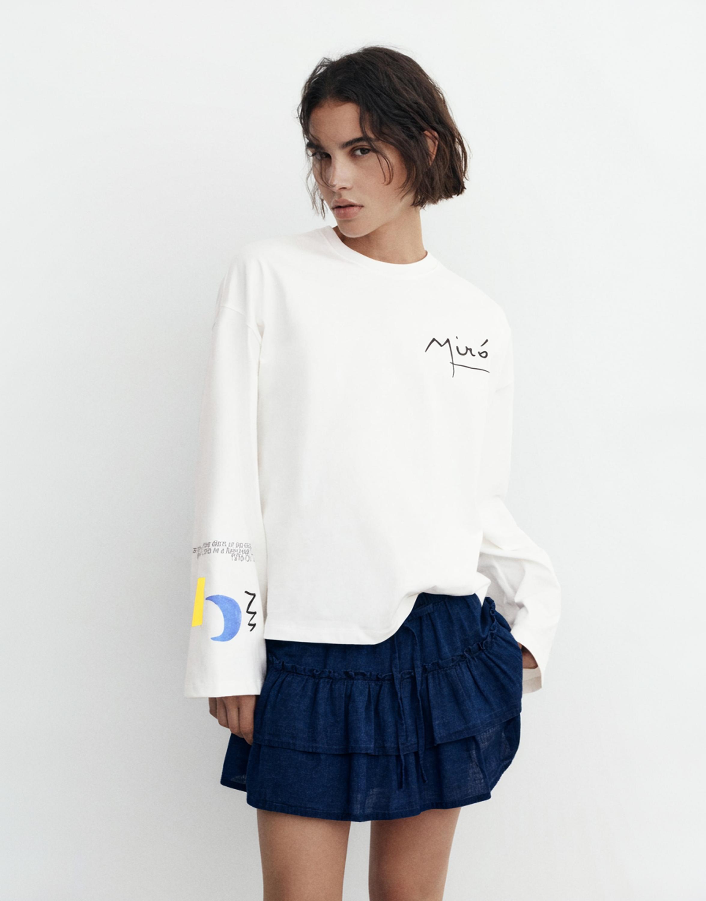 Joan Miró long sleeve T-shirt — White