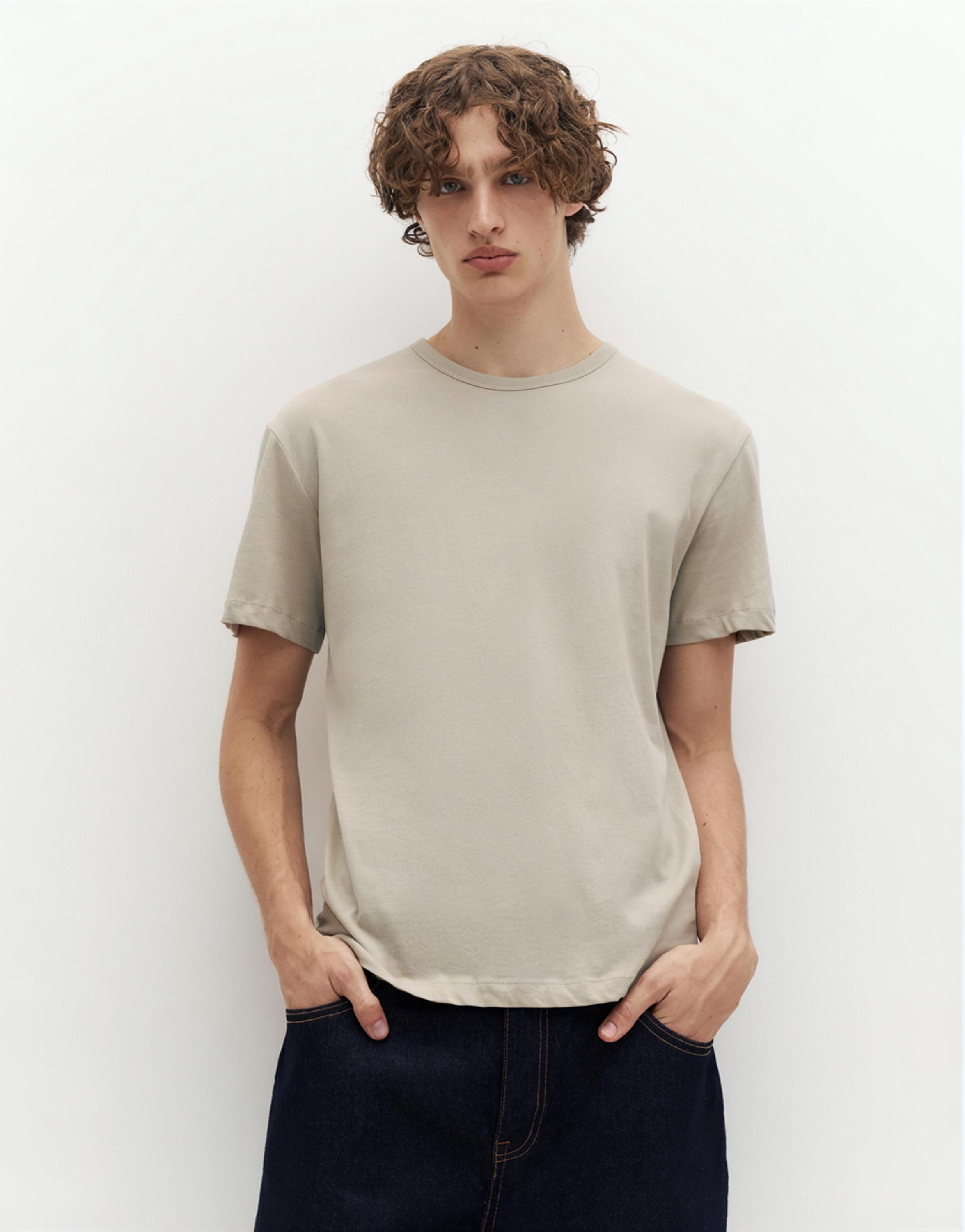 Basic slim fit tişört - Görsel 13