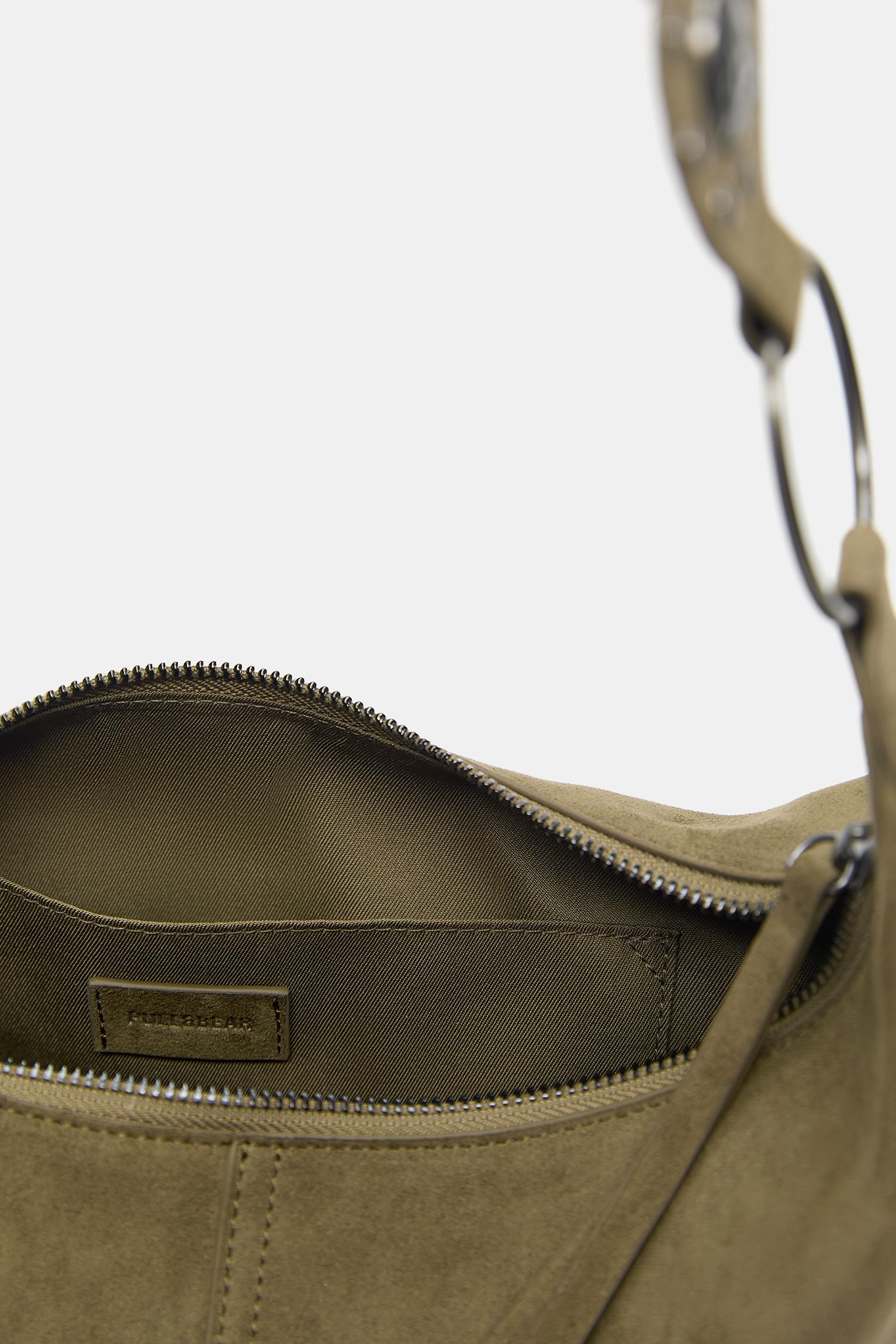 Zımba detaylı omuz çantası - Görsel 3