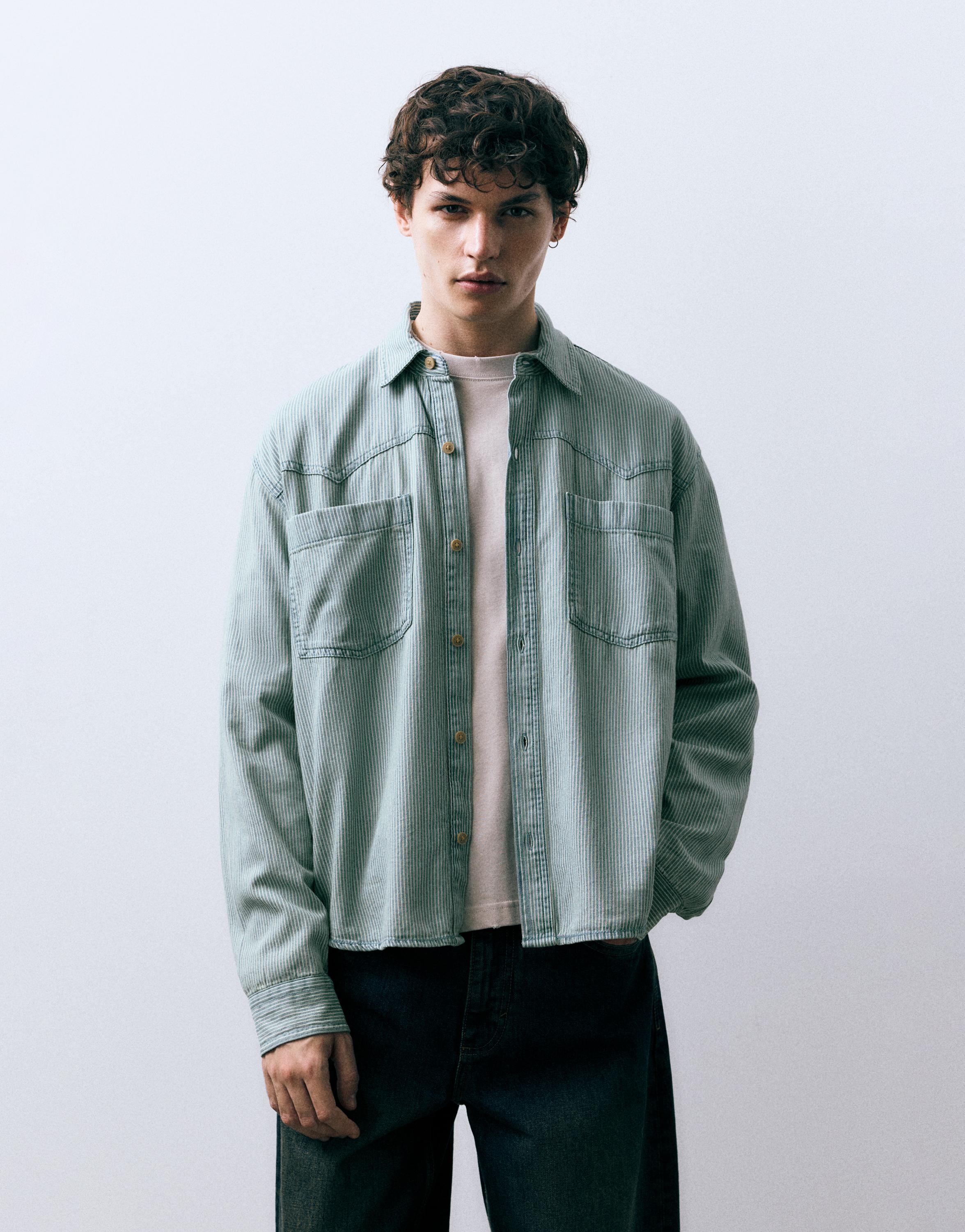 Kovboy çizgili gömlek - Görsel 10