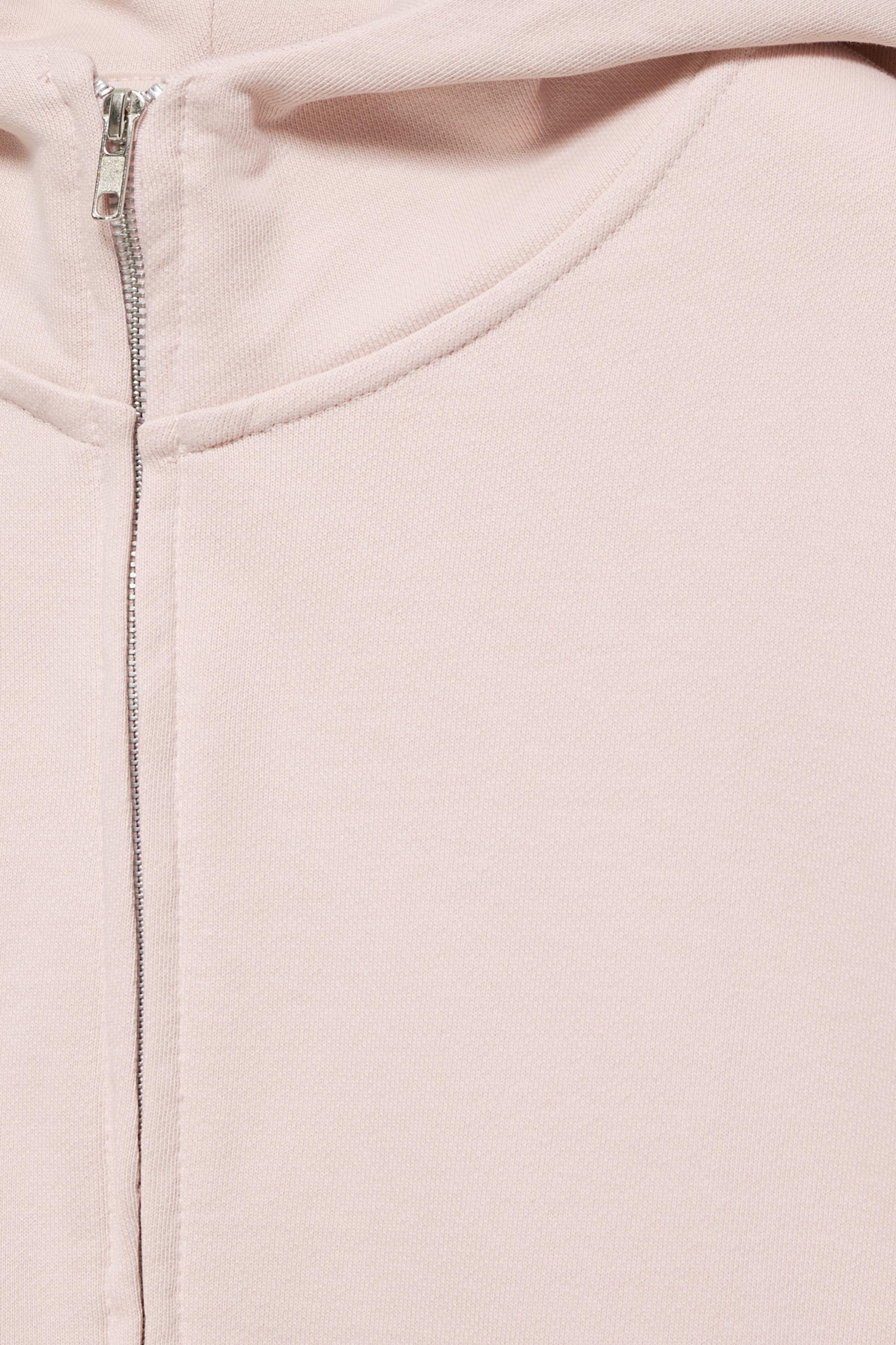 Oversize zip-up hoodie — Pink