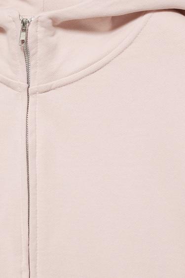 Oversize zip-up hoodie — Pink 9