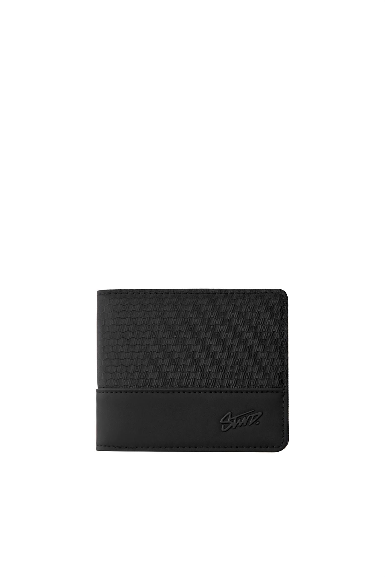 STWD naylon kabartmalı cüzdan - Görsel 9