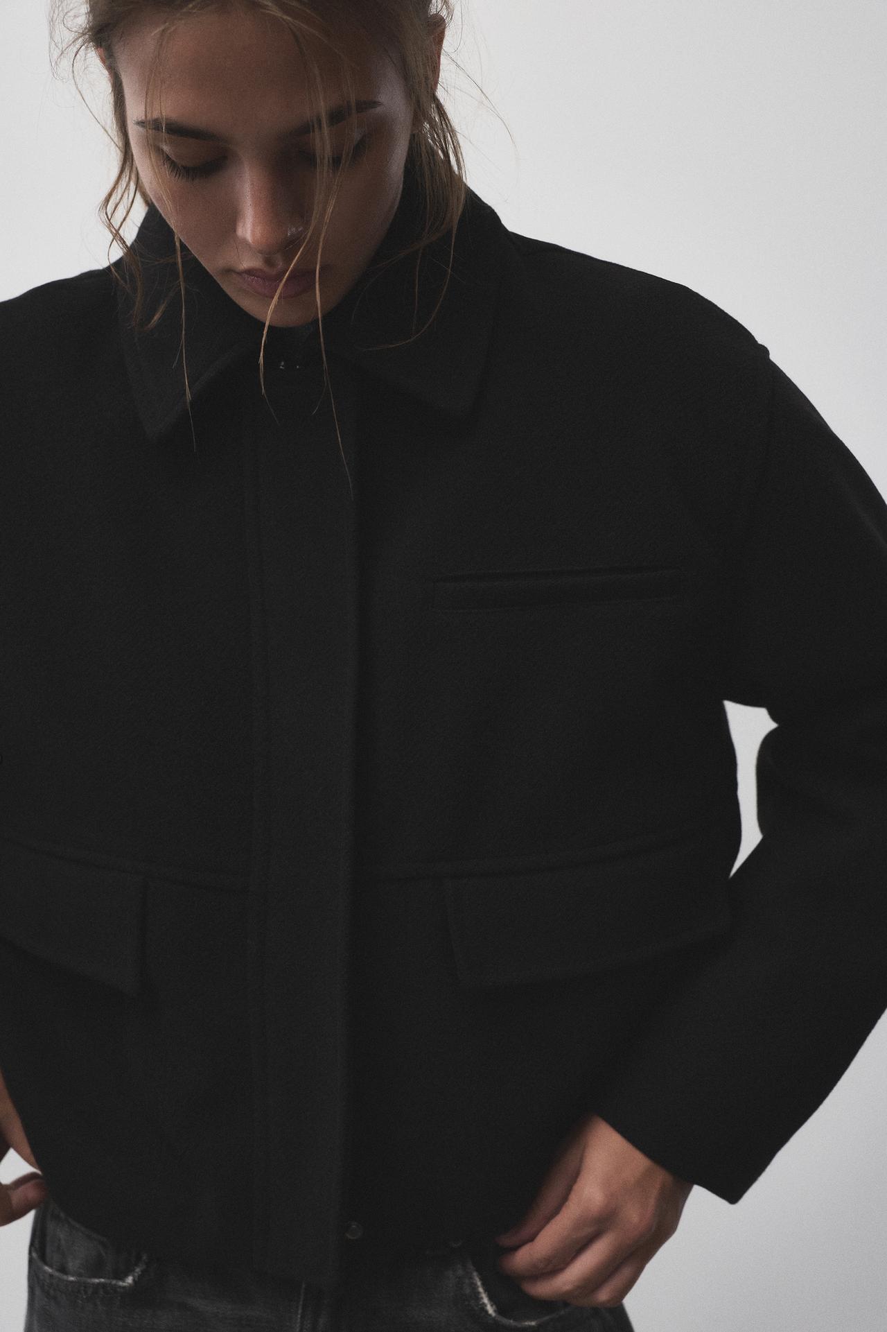 Felt jacket — Black