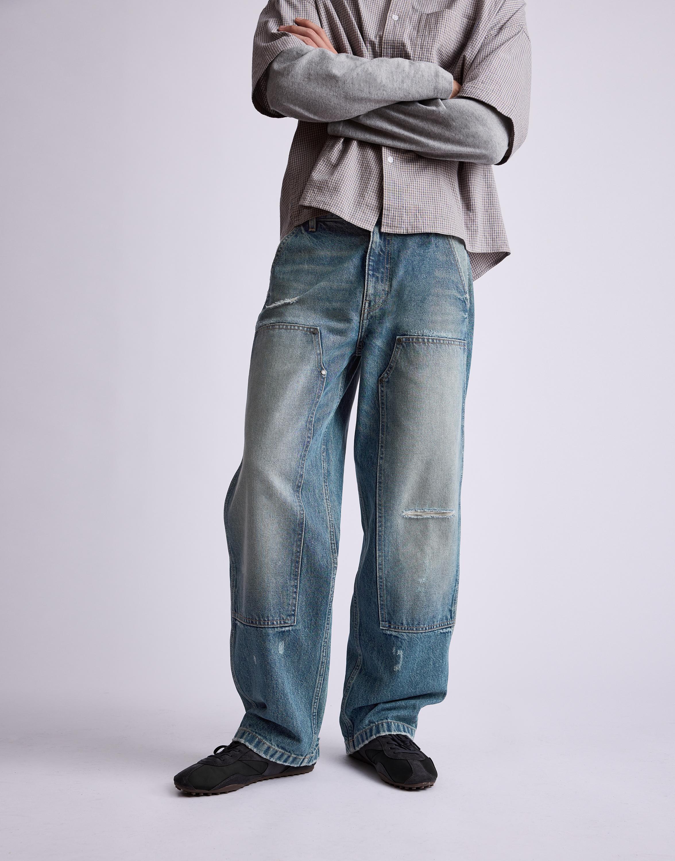 Baggy jeans — Medium blue