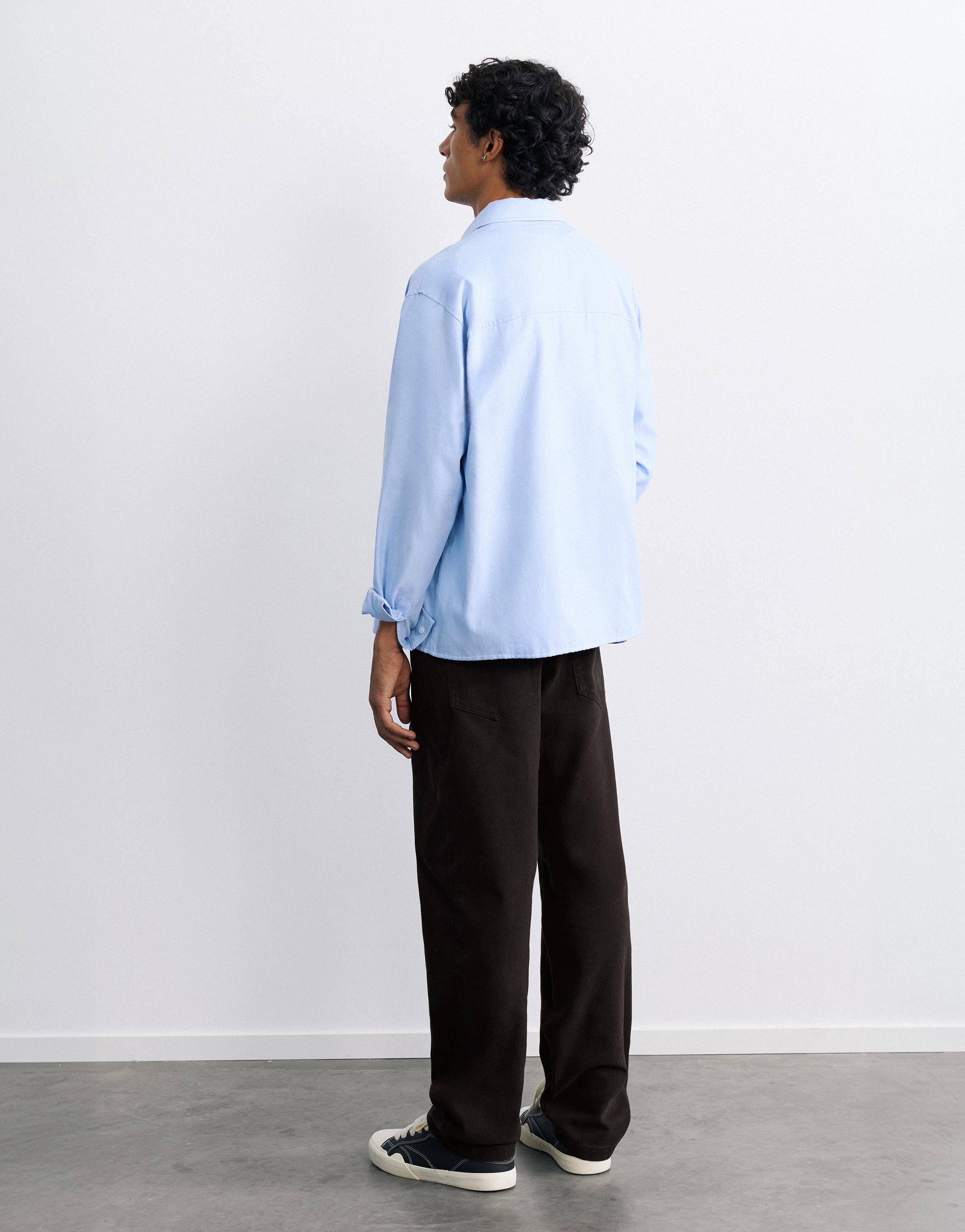 Straight-leg trousers — Black