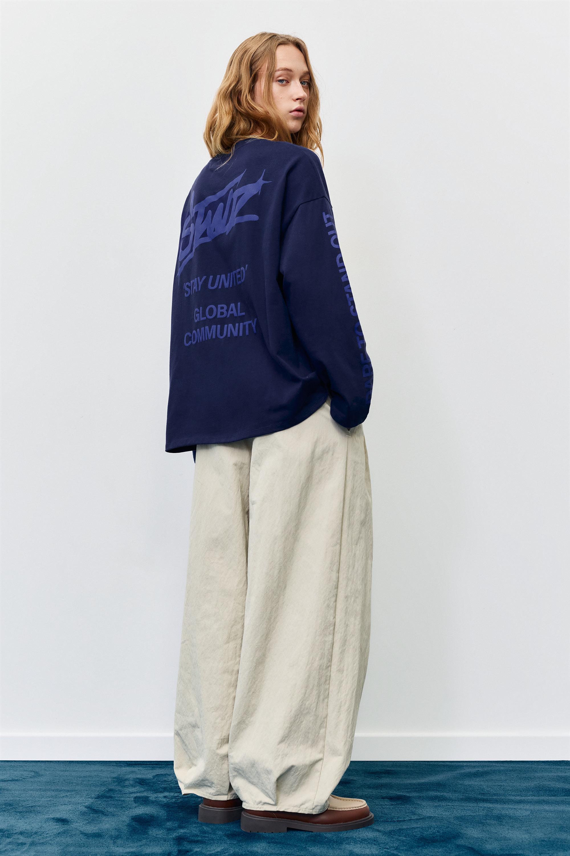 STWD graphic T-shirt — Navy