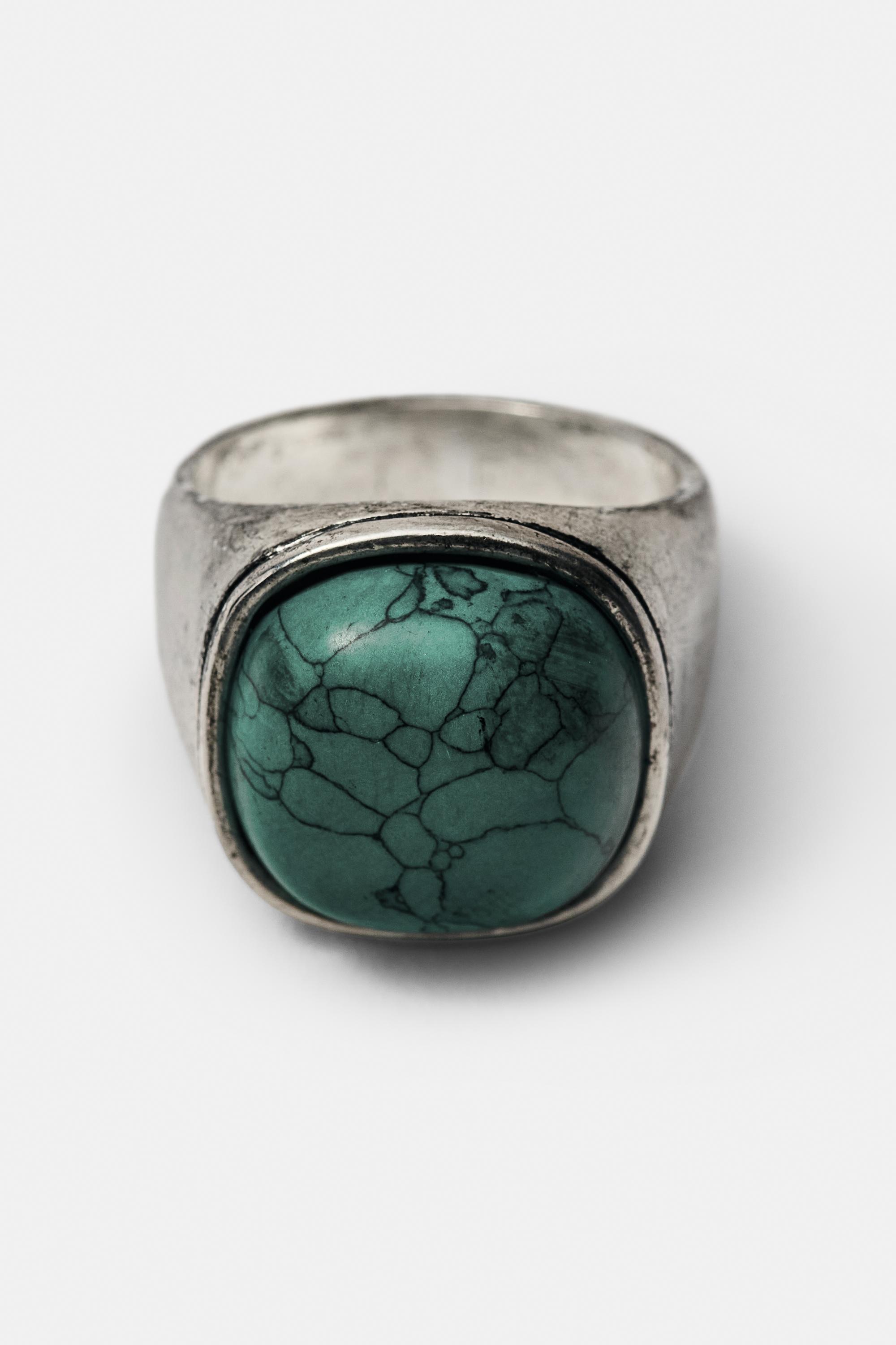 3-pack of stone rings — Others