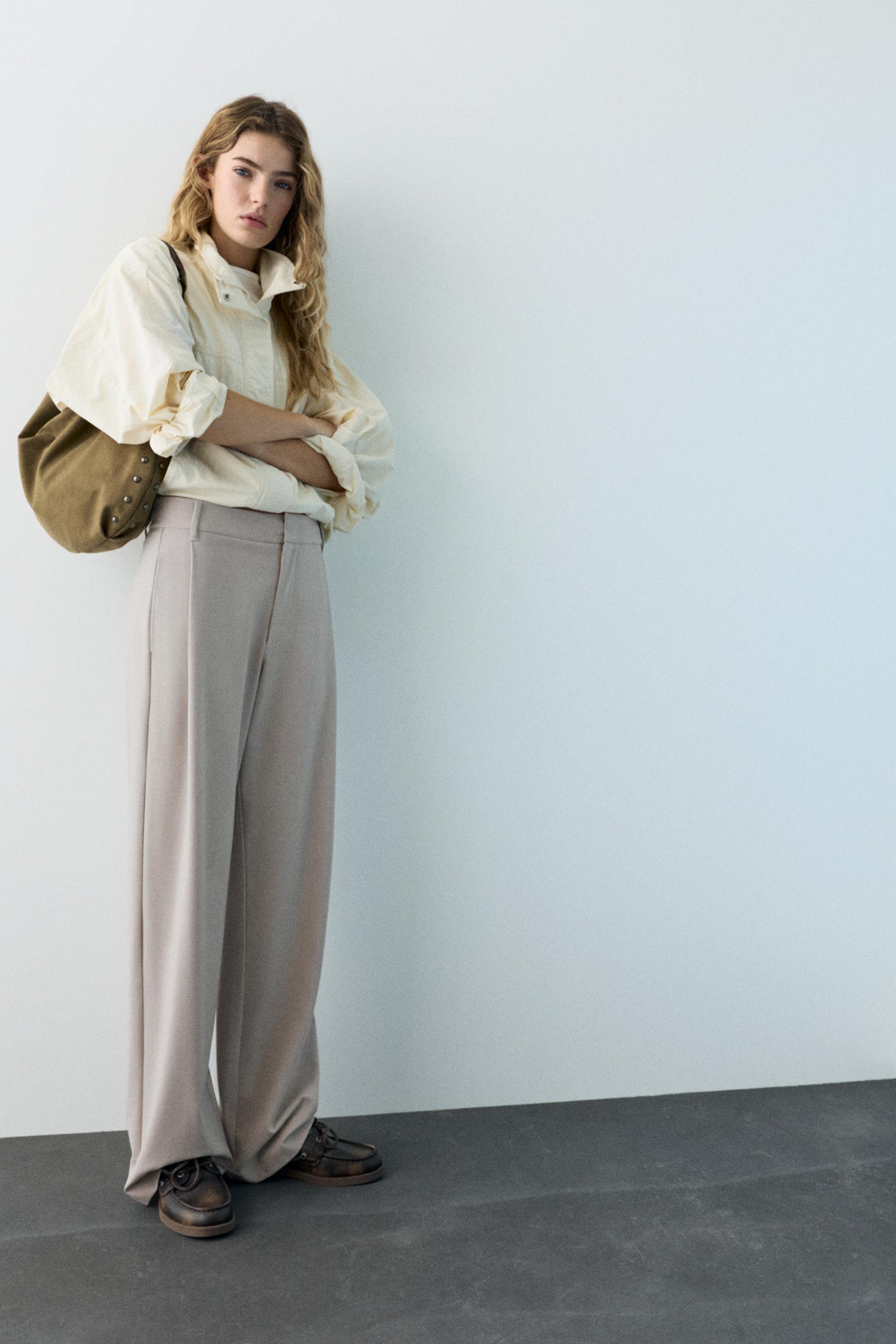 Pantaloni Eleganti Con Pinces