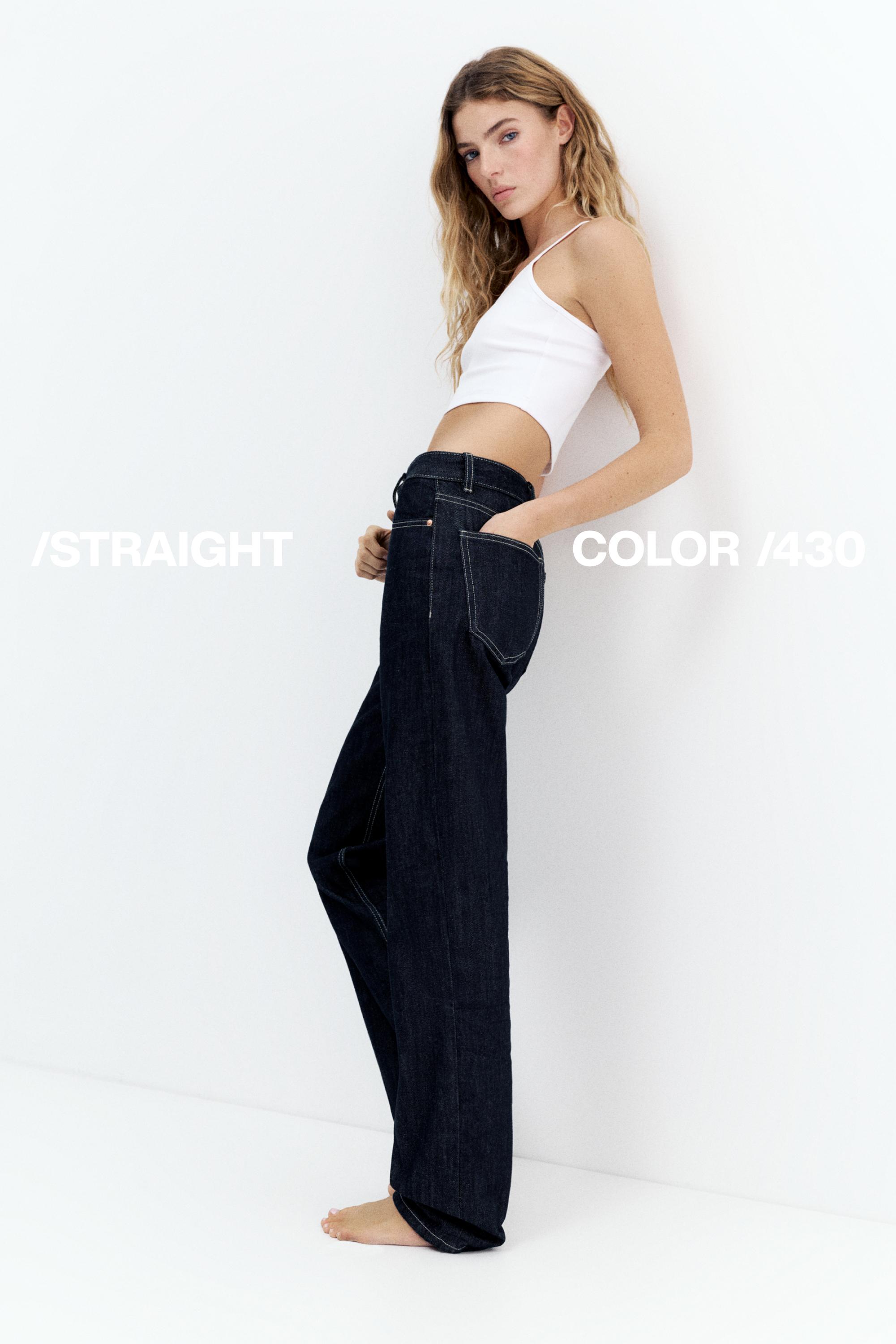 Orta bel straight fit jean - Görsel 214