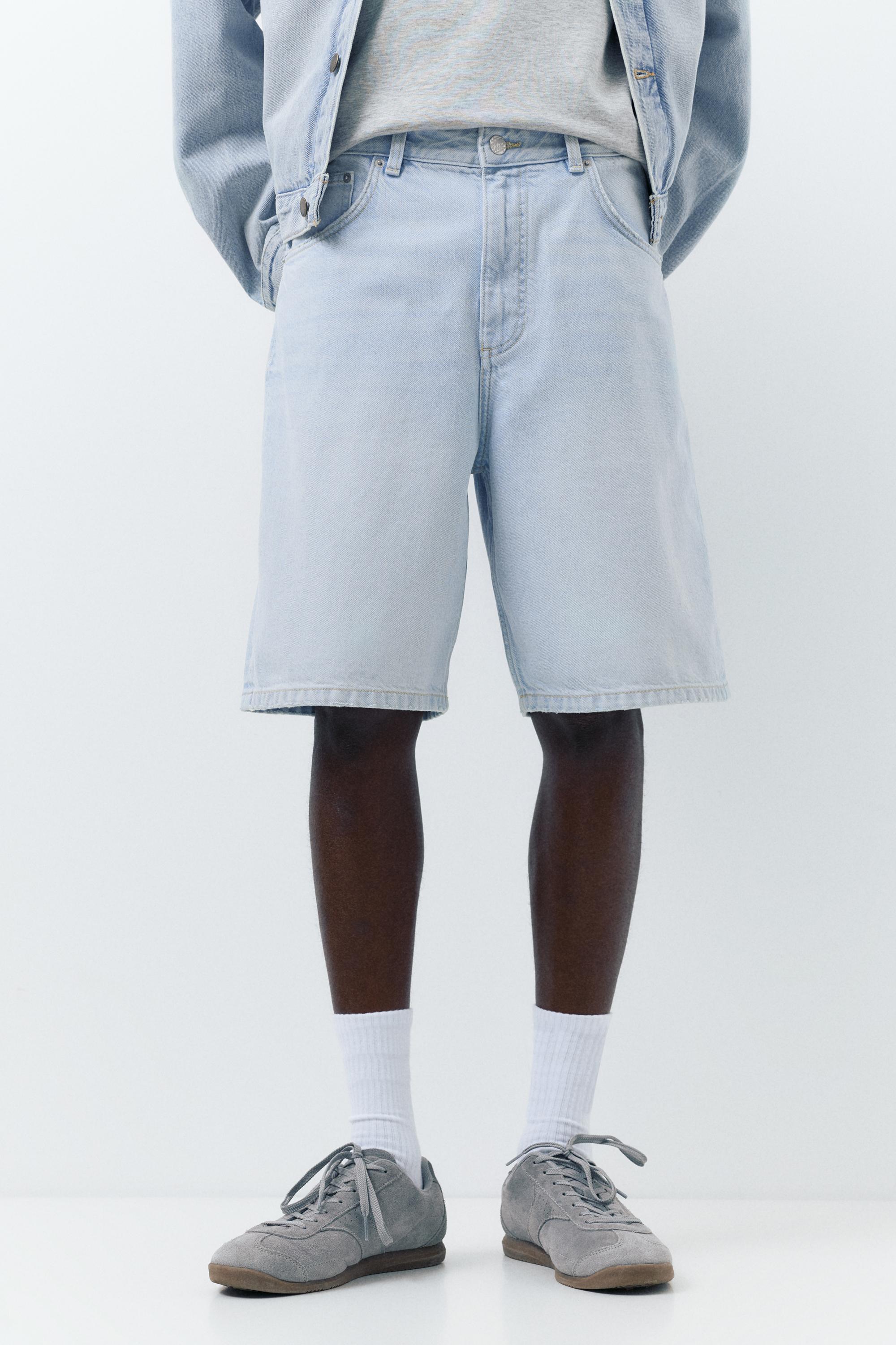 Baggy denim bermuda - Görsel 120