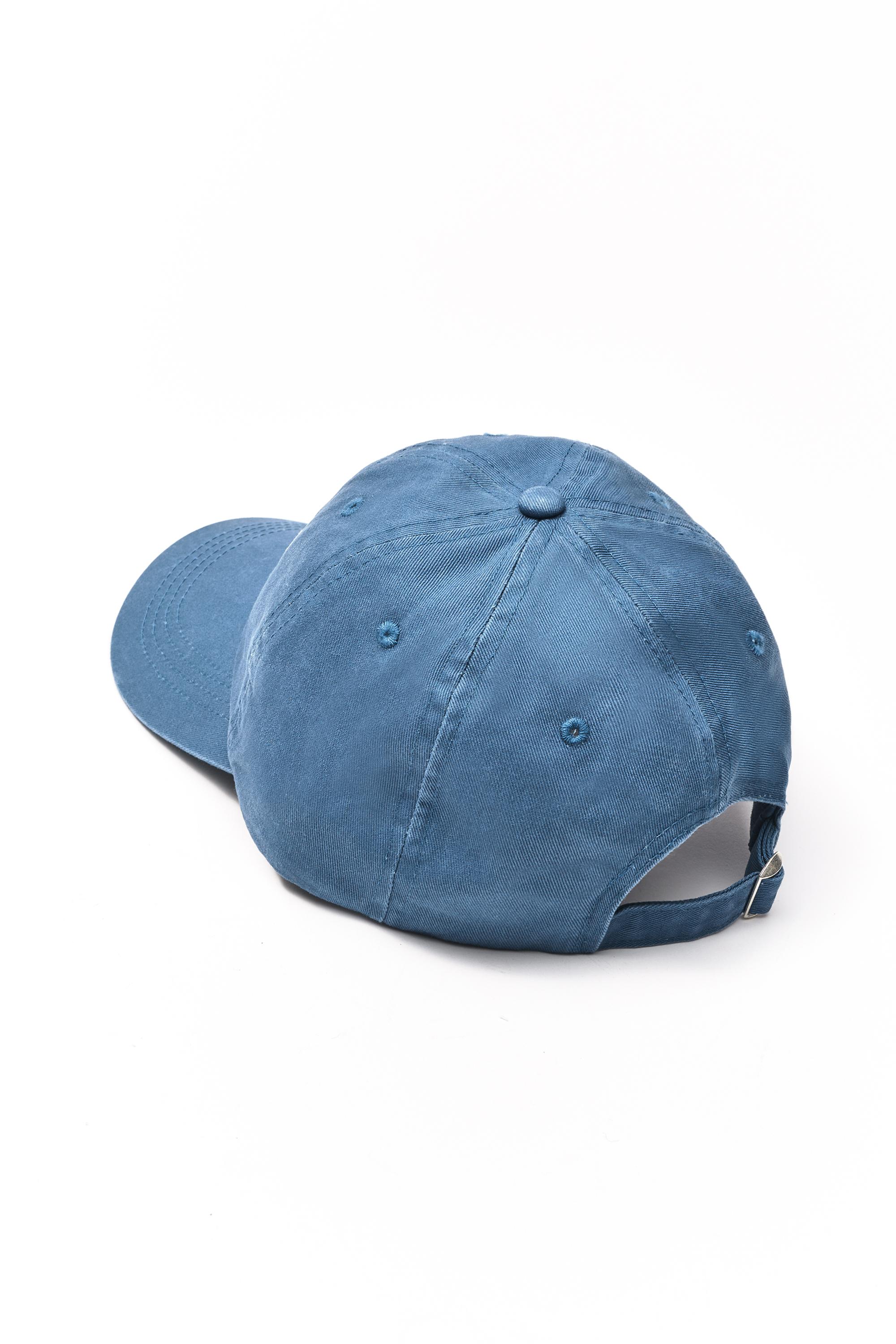 Embroidered Paris cap — Blue