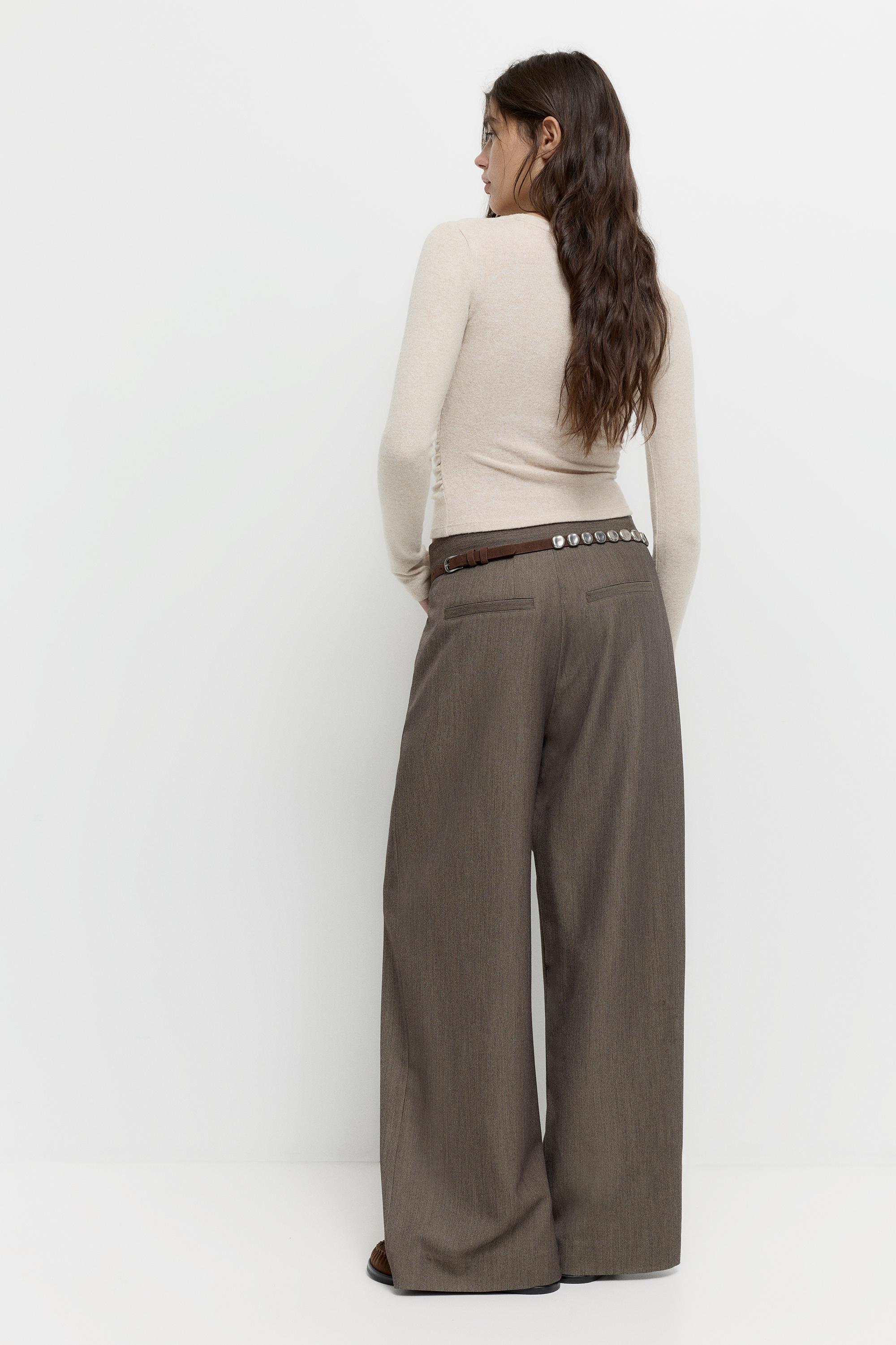 Büzgülü yumuşak dokulu tişört - Görsel 42