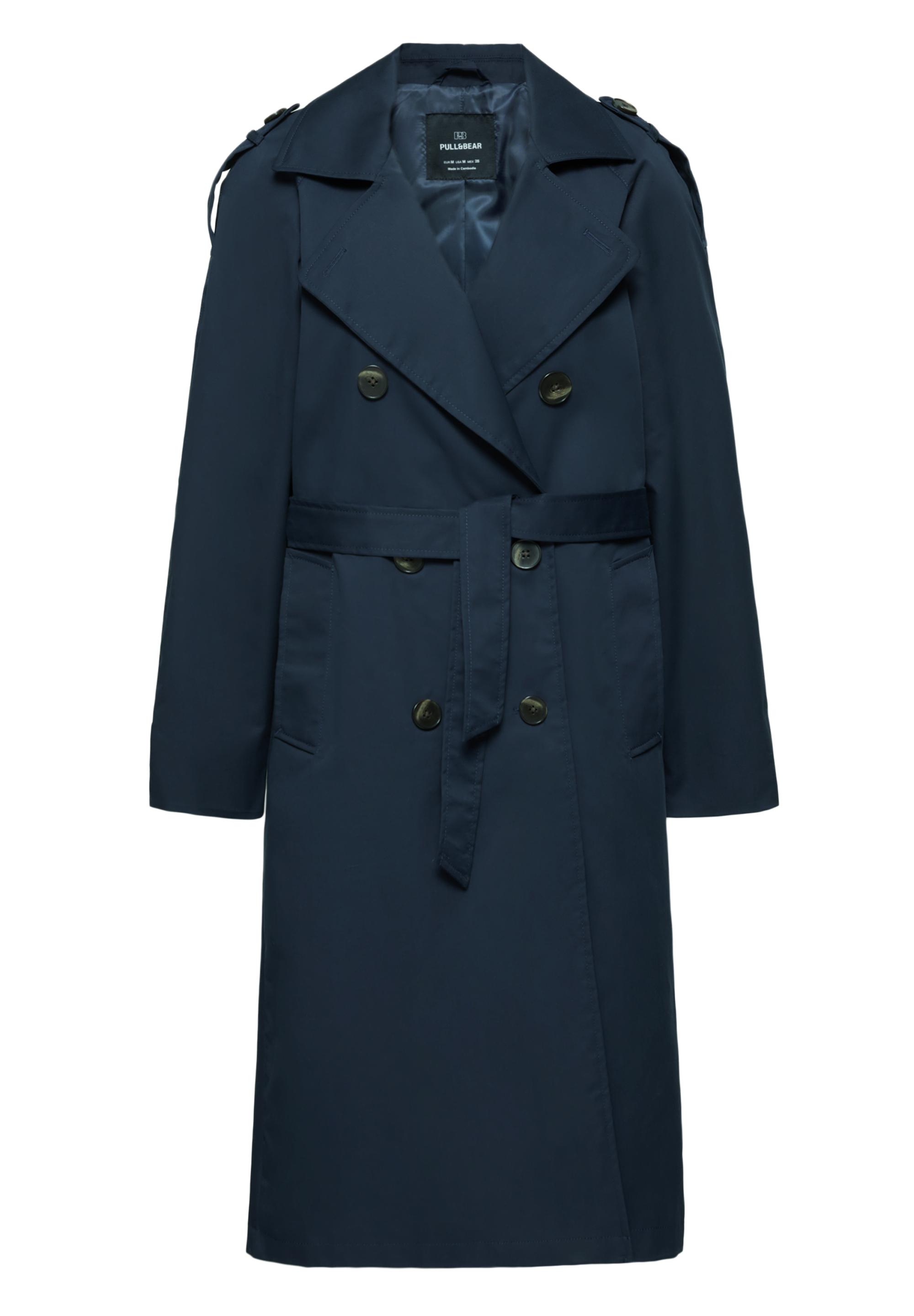 Kemerli uzun trençkot - Görsel 58