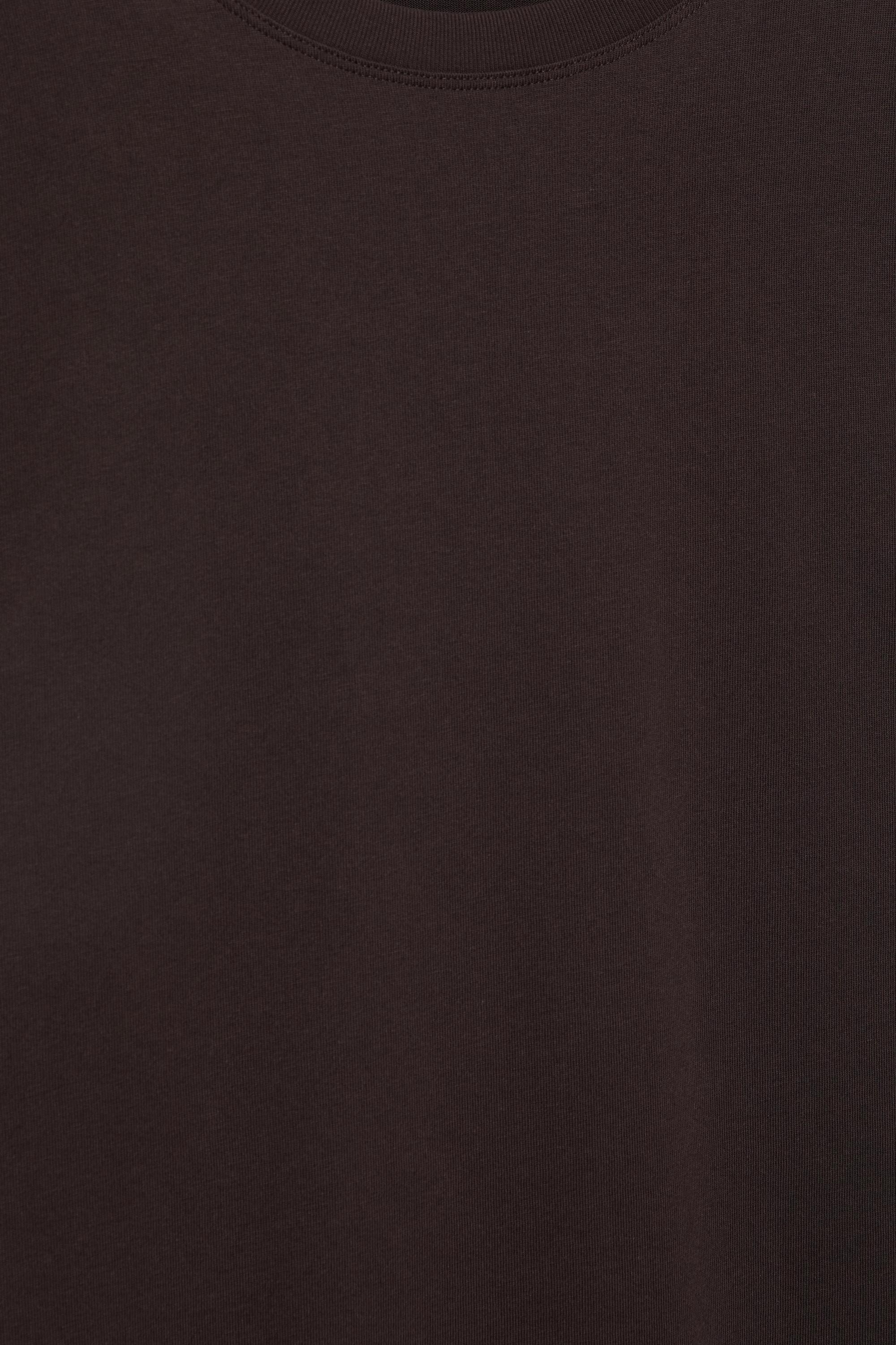 Short sleeve T-shirt 100% cotton — Brown