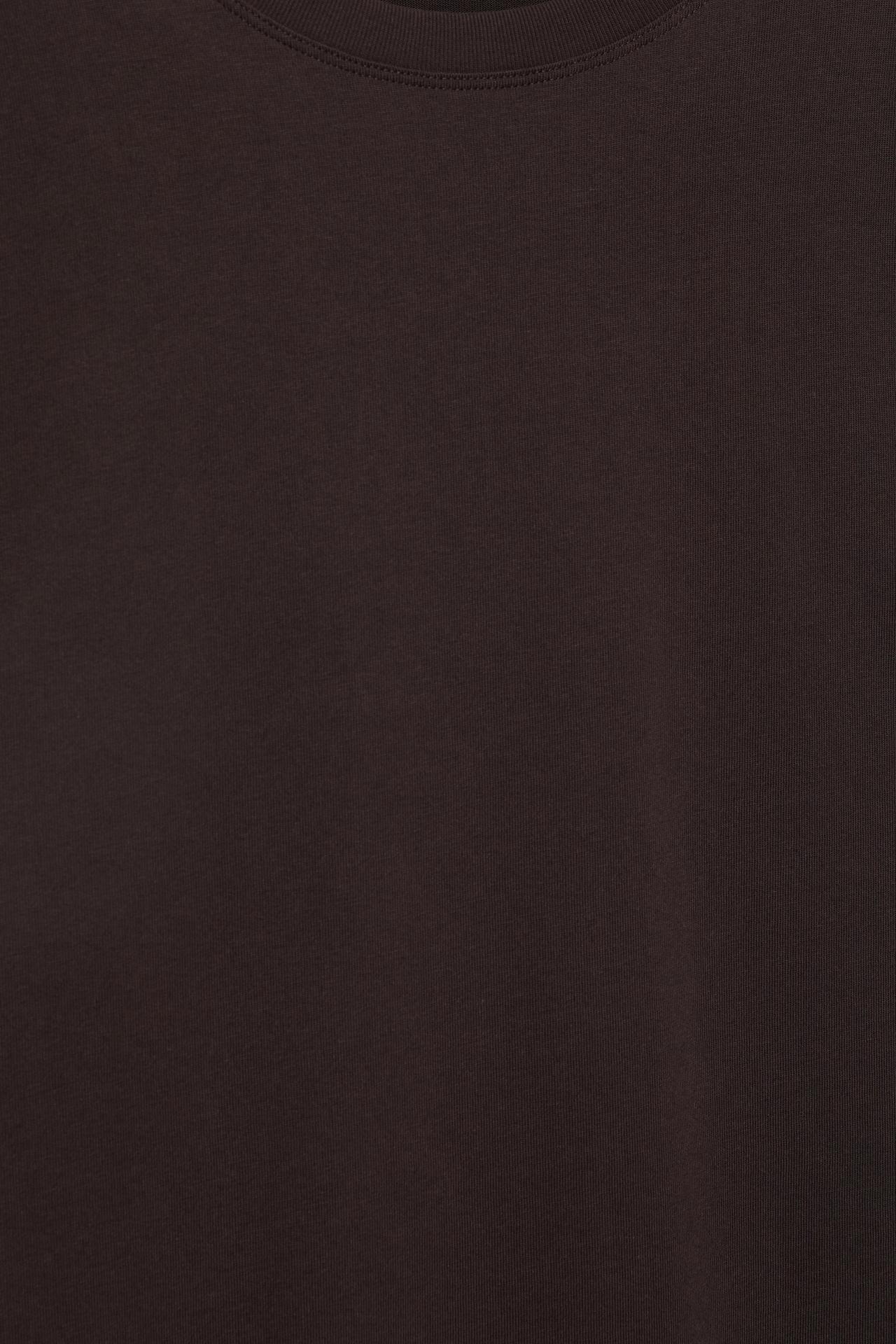 Short sleeve T-shirt 100% cotton — Brown