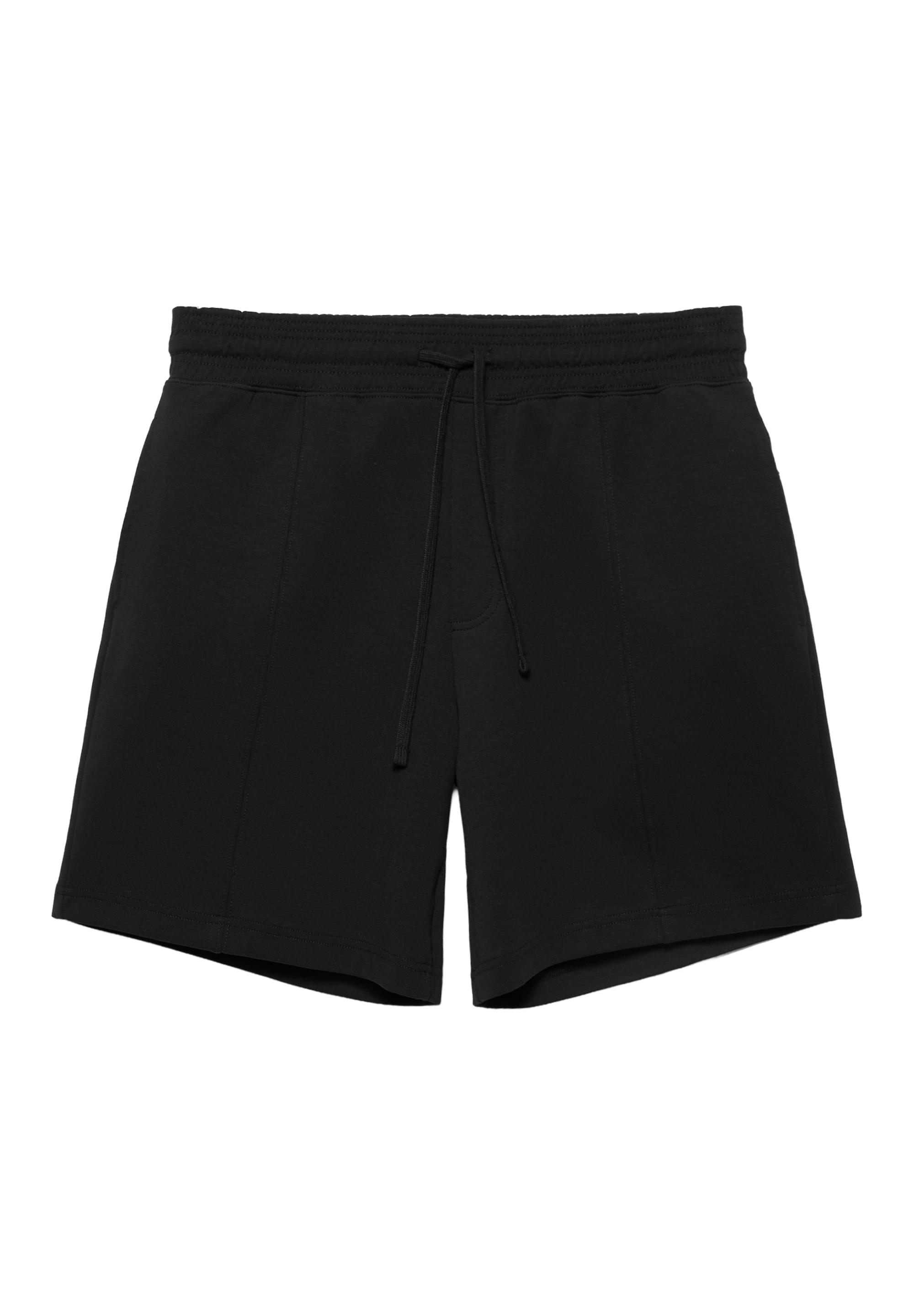 Interlock jogger Bermuda shorts — Black