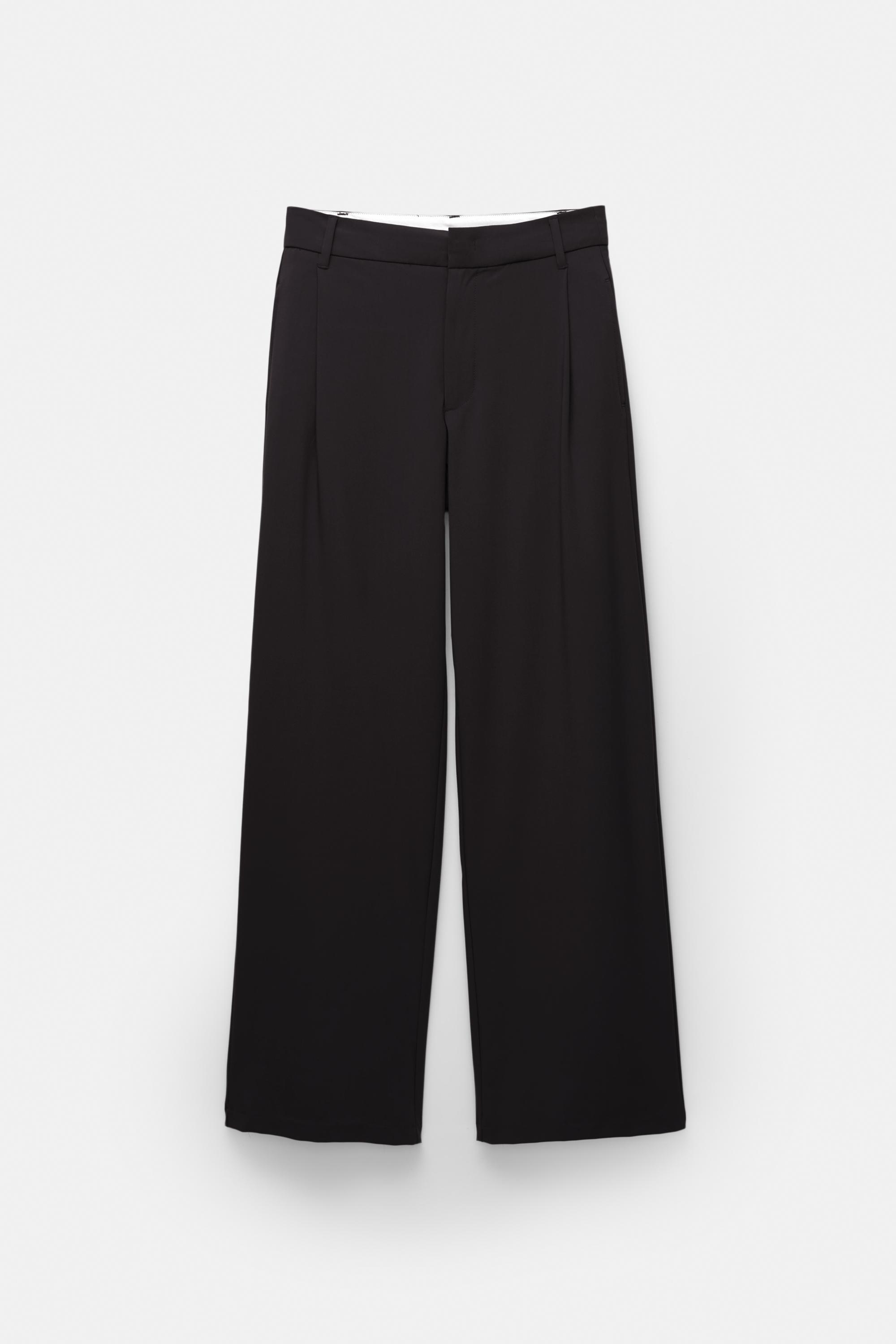Darted smart trousers — Black
