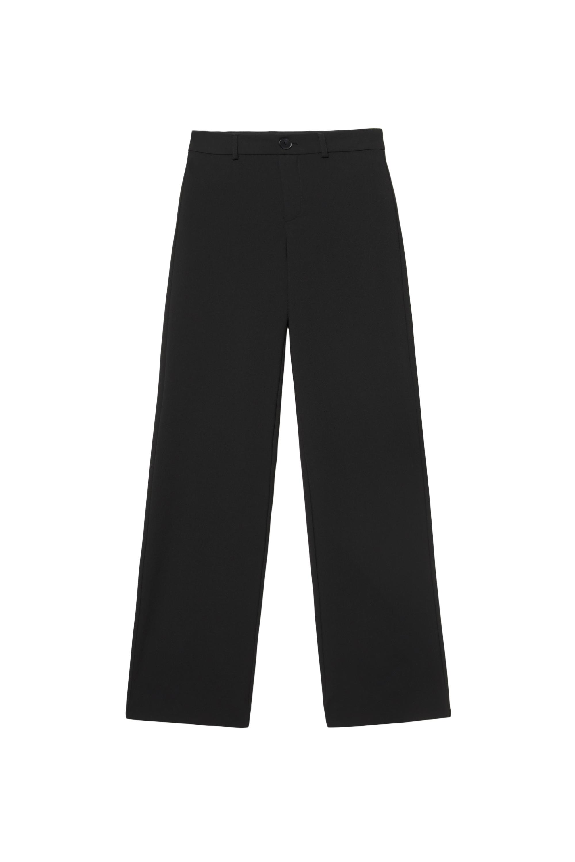 Uzun bol paça kumaş pantolon