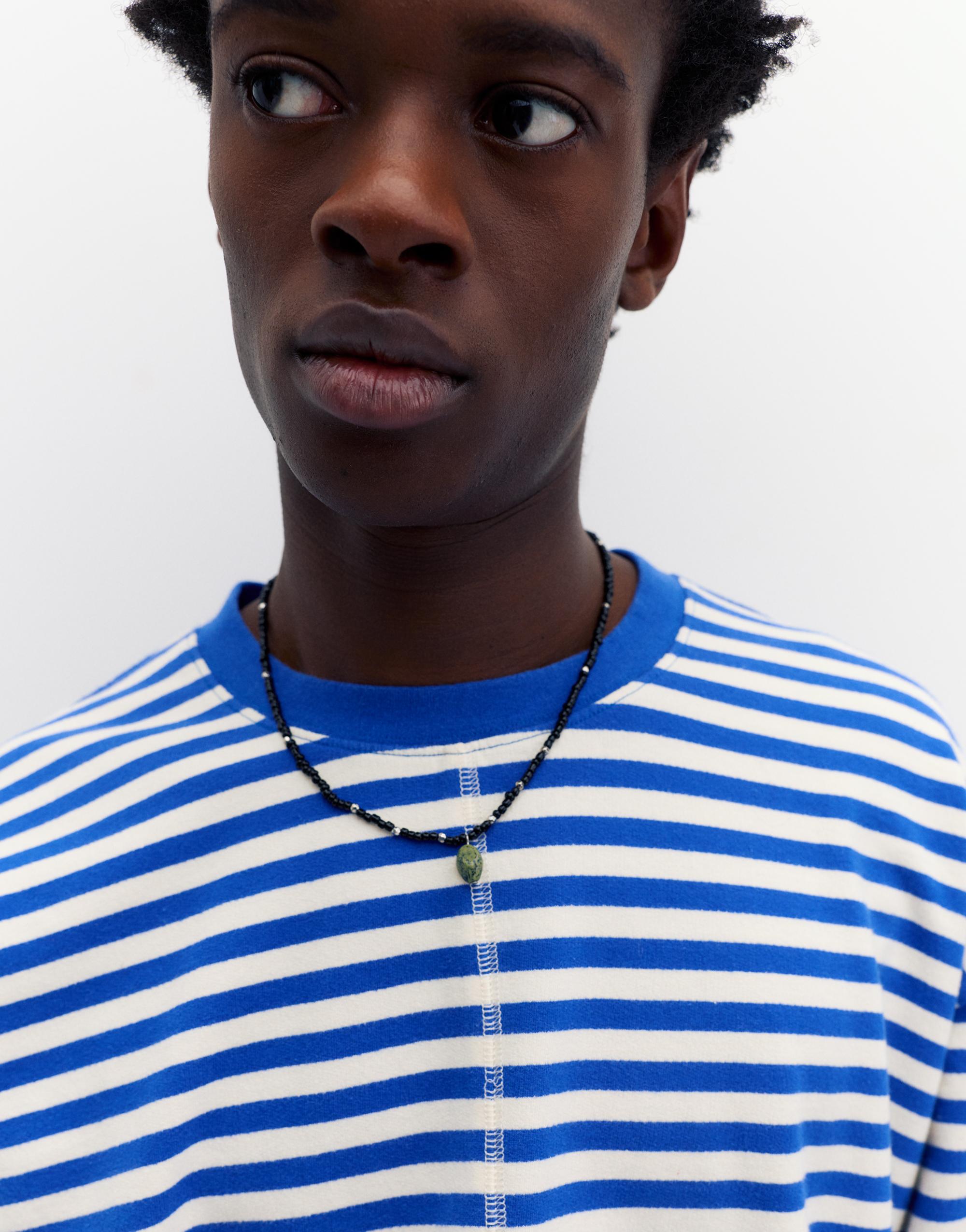 Çizgili uzun kollu t-shirt - Görsel 10