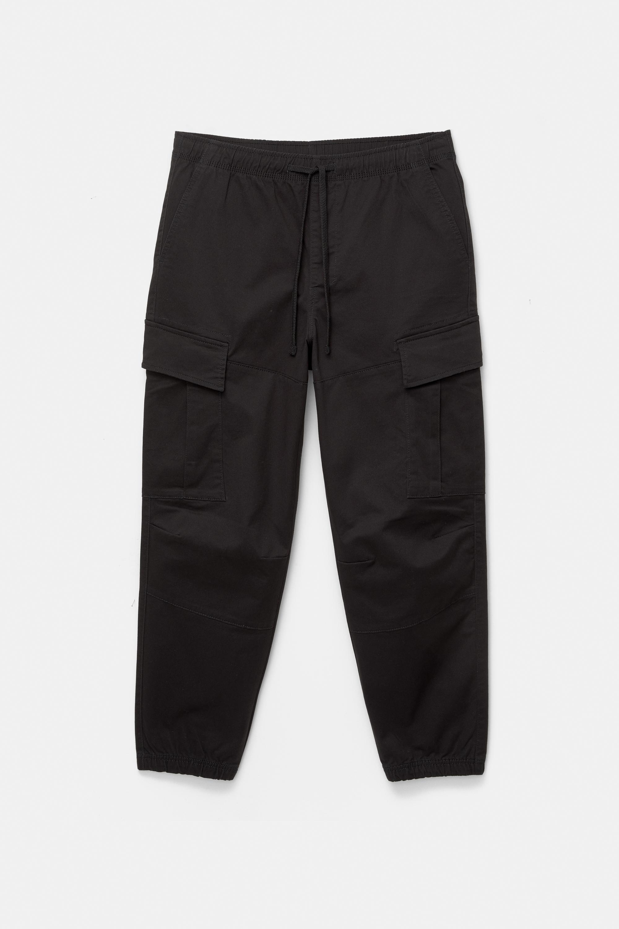 Cargo jogger trousers — Black